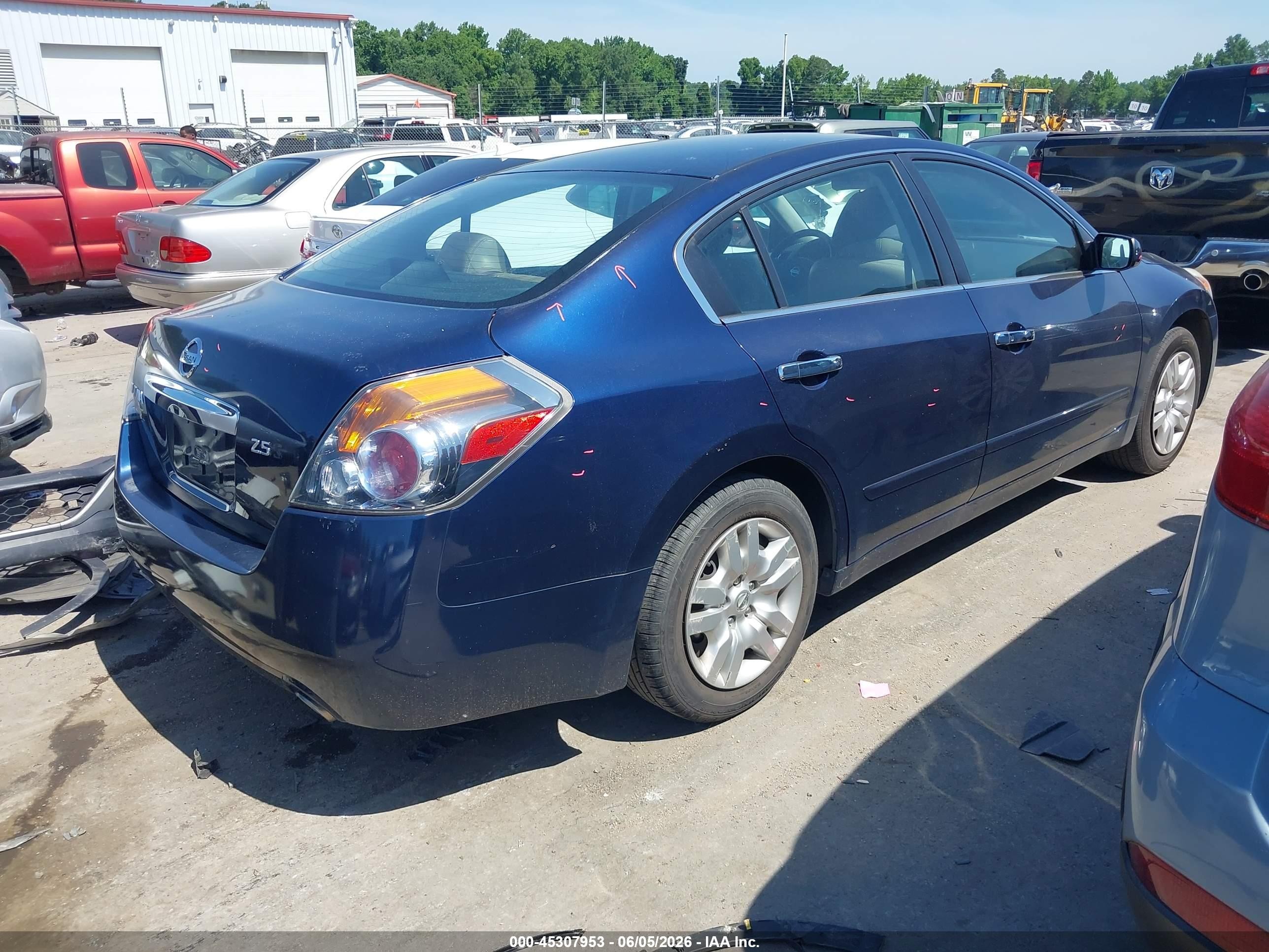 2012 Nissan Altima 2.5 S Синий vin: 1N4AL2AP5CC239054