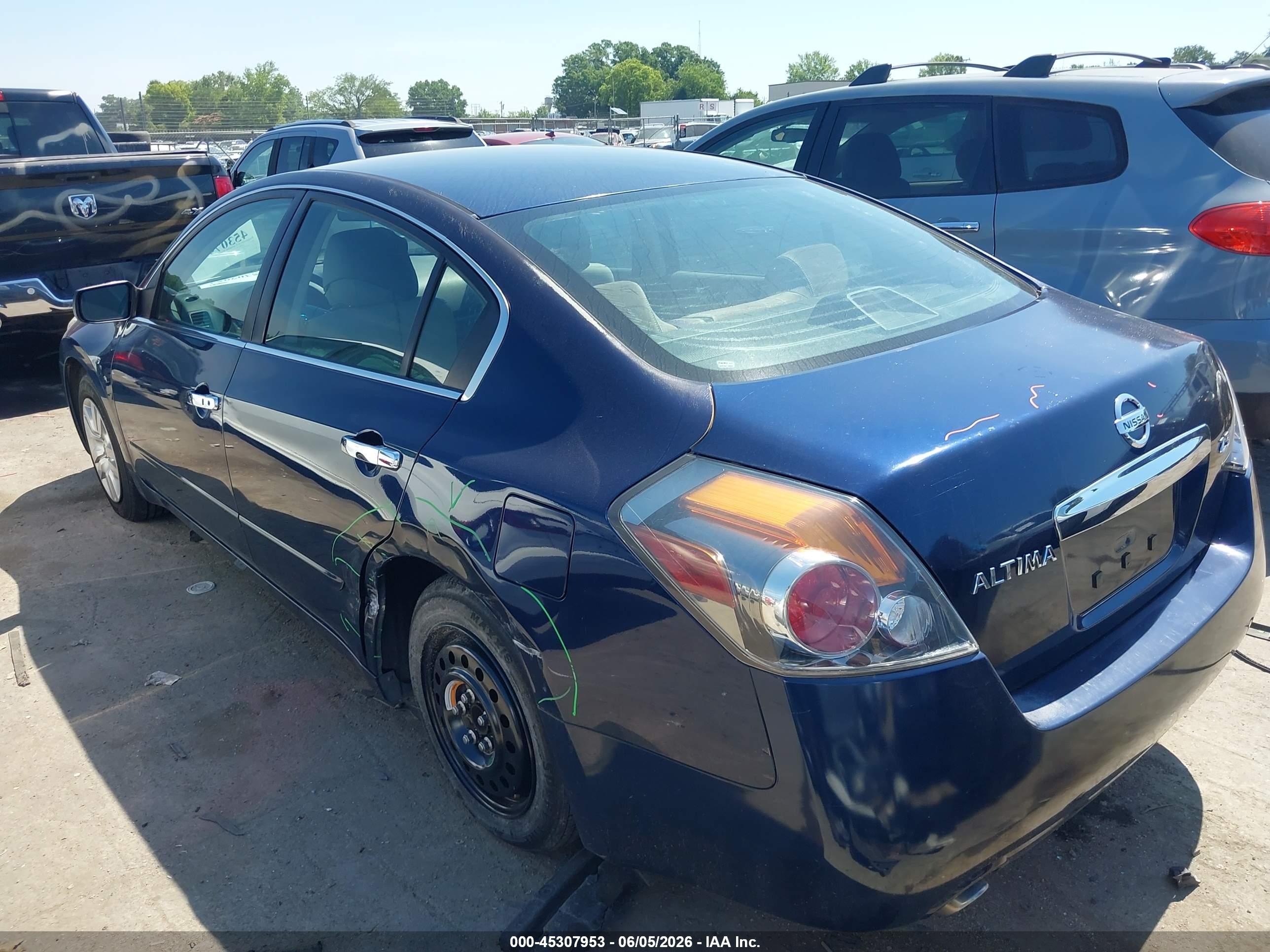 2012 Nissan Altima 2.5 S Синий vin: 1N4AL2AP5CC239054