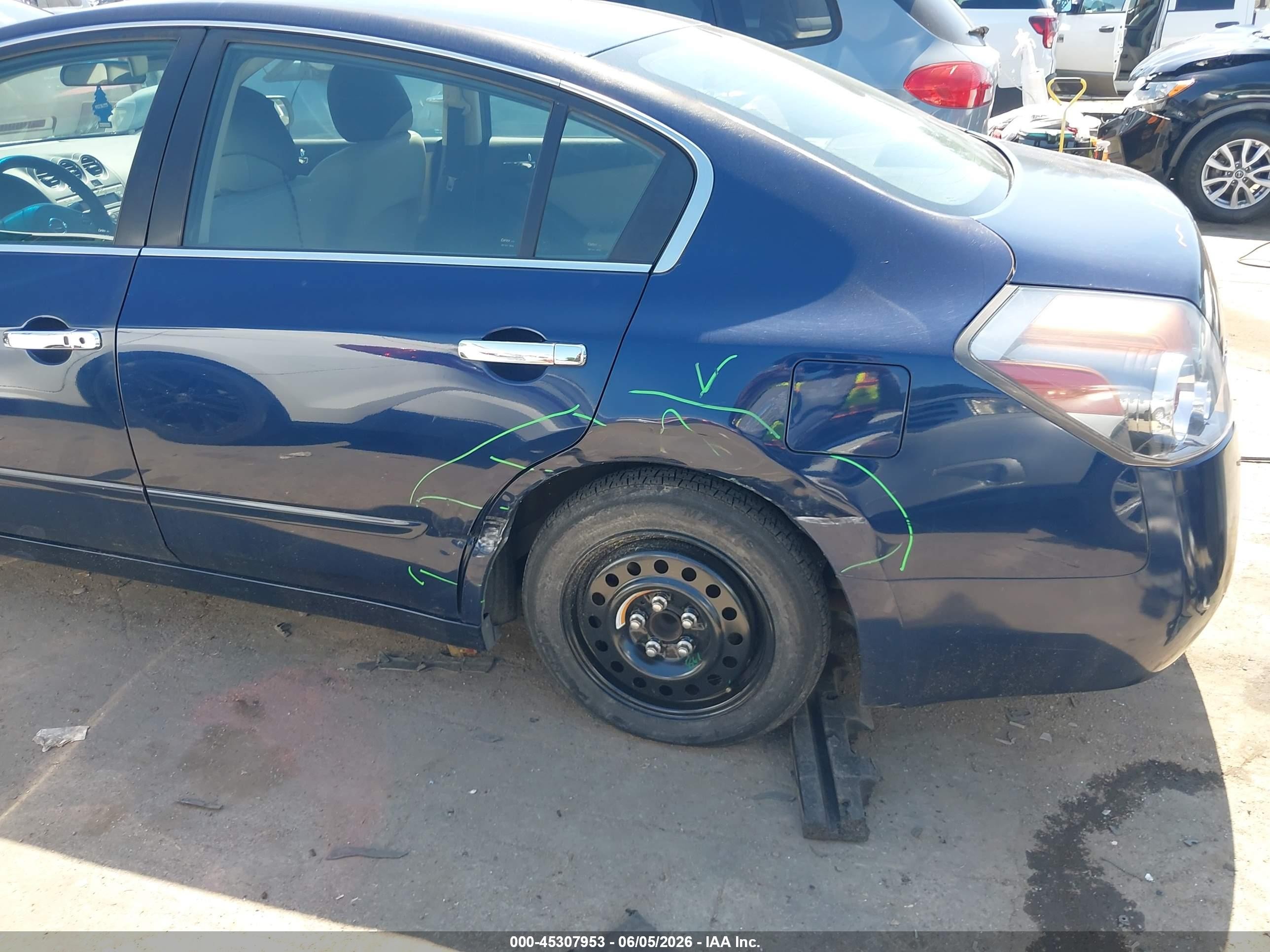 2012 Nissan Altima 2.5 S Синий vin: 1N4AL2AP5CC239054