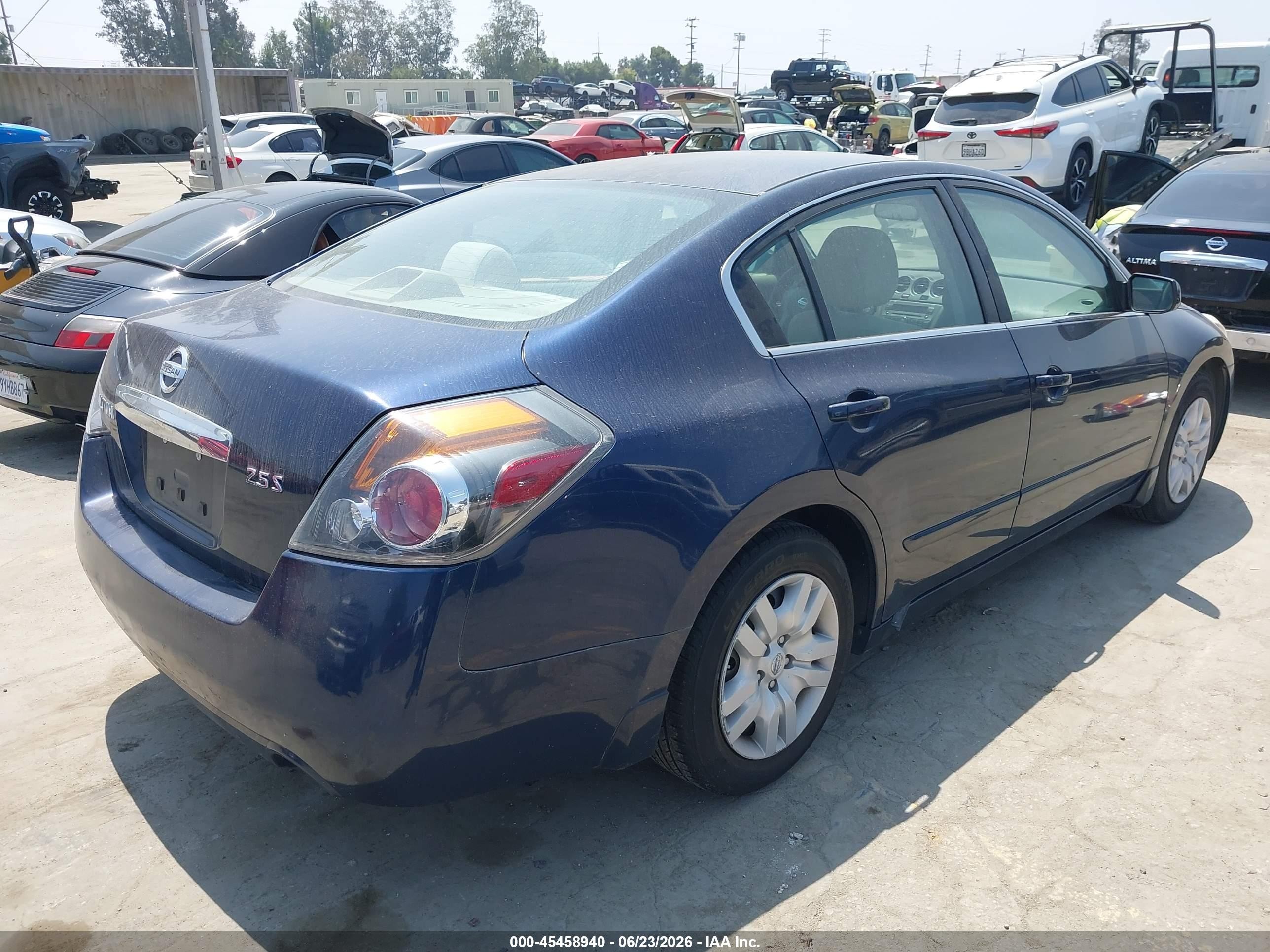 2012 Nissan Altima 2.5 S Синий vin: 1N4AL2AP5CC256095