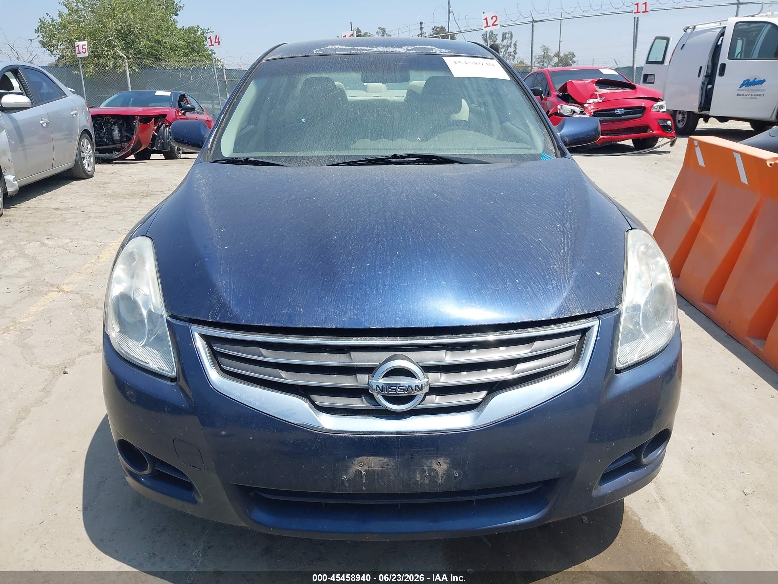 2012 Nissan Altima 2.5 S Синий vin: 1N4AL2AP5CC256095