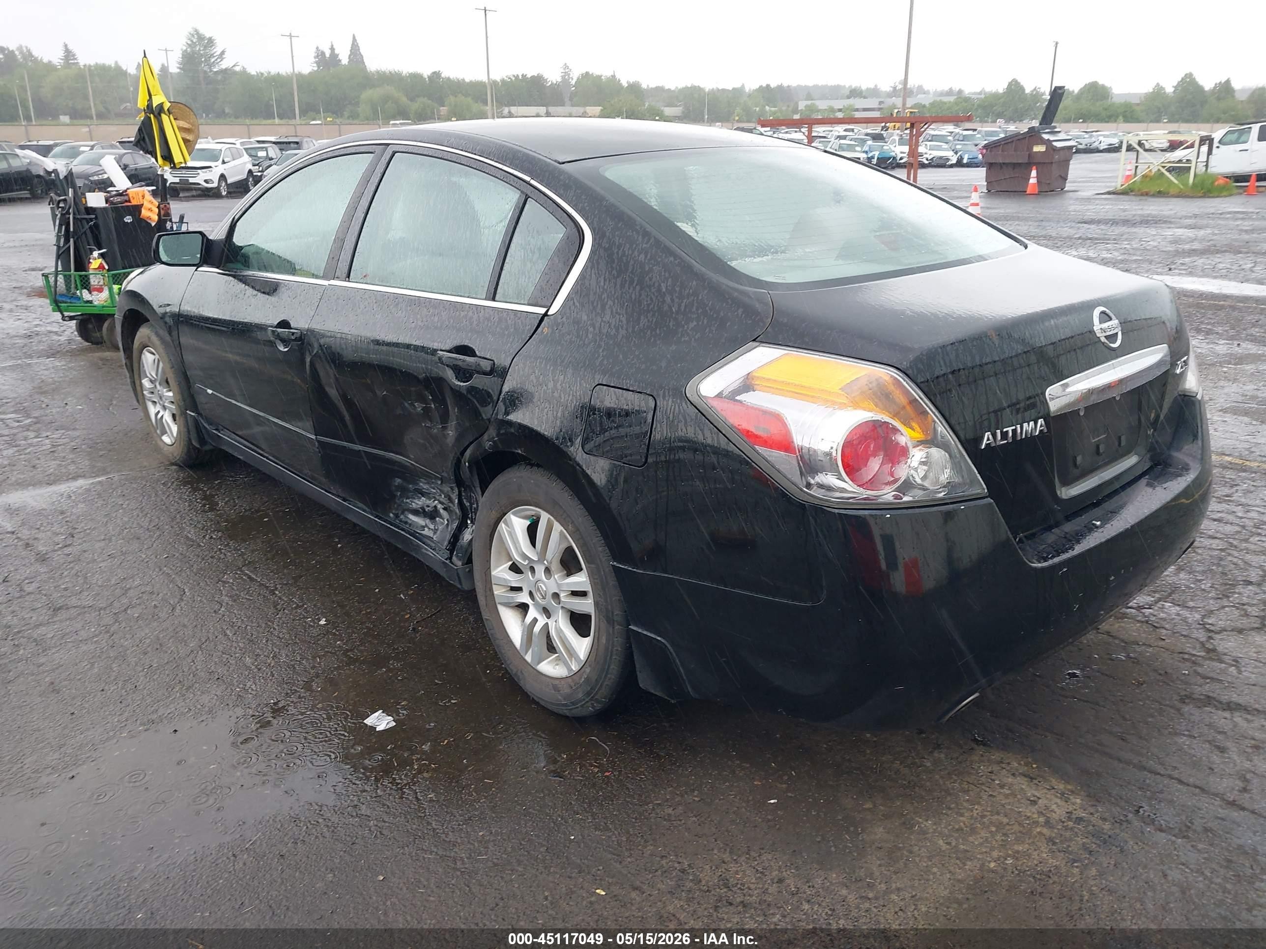 2012 Nissan Altima 2.5 S Black vin: 1N4AL2AP5CN402872