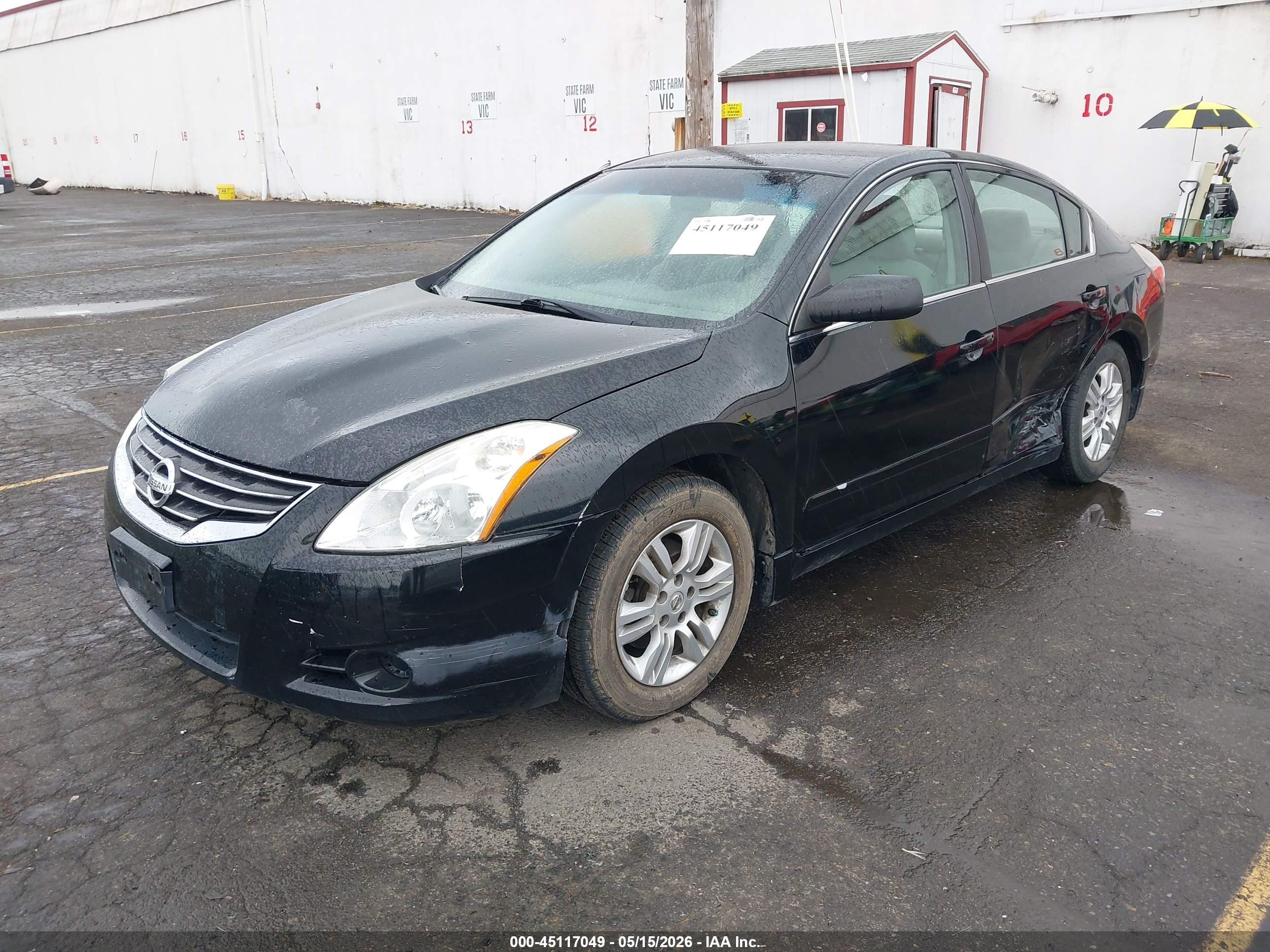 2012 Nissan Altima 2.5 S Black vin: 1N4AL2AP5CN402872