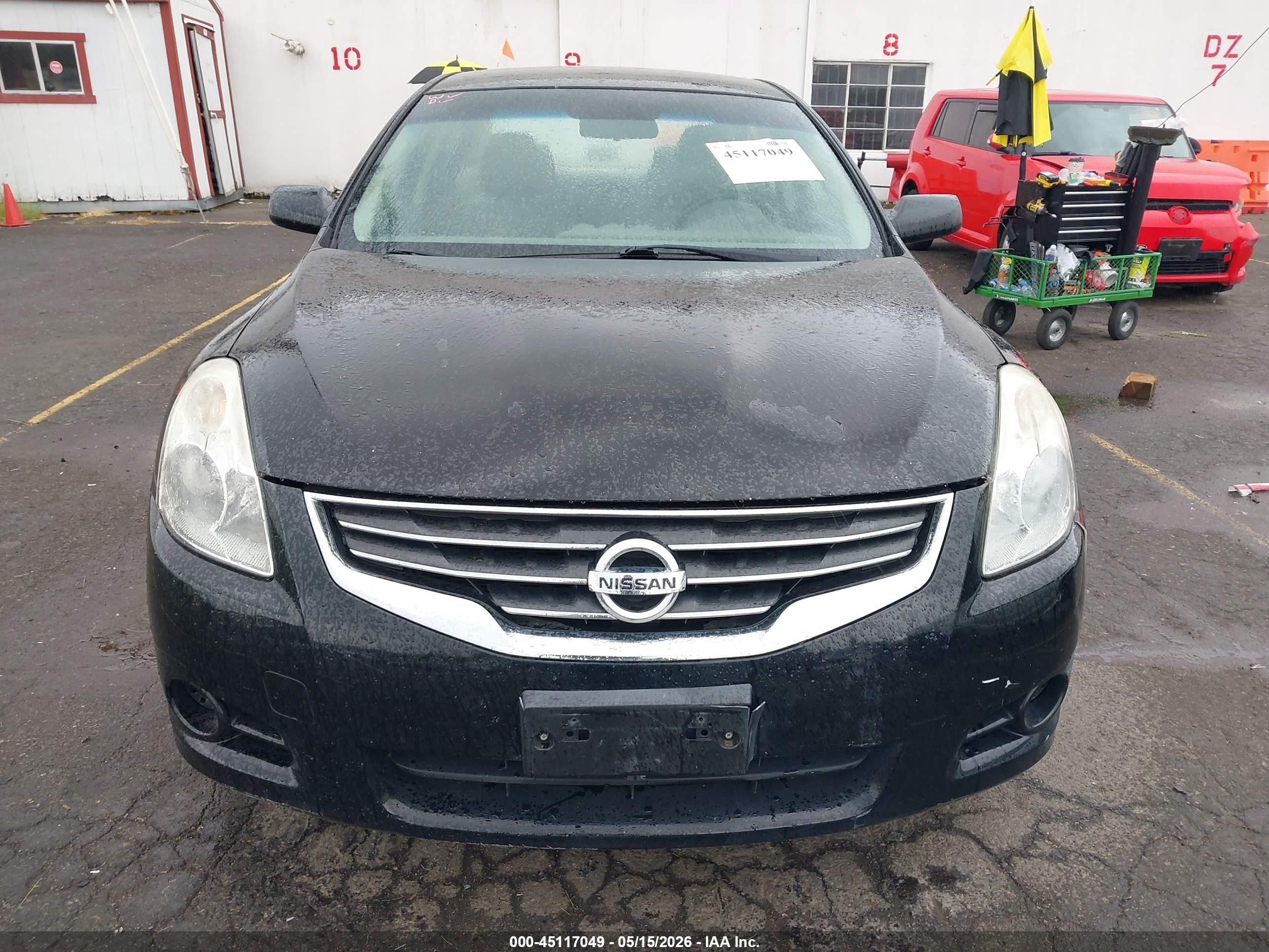 2012 Nissan Altima 2.5 S Black vin: 1N4AL2AP5CN402872