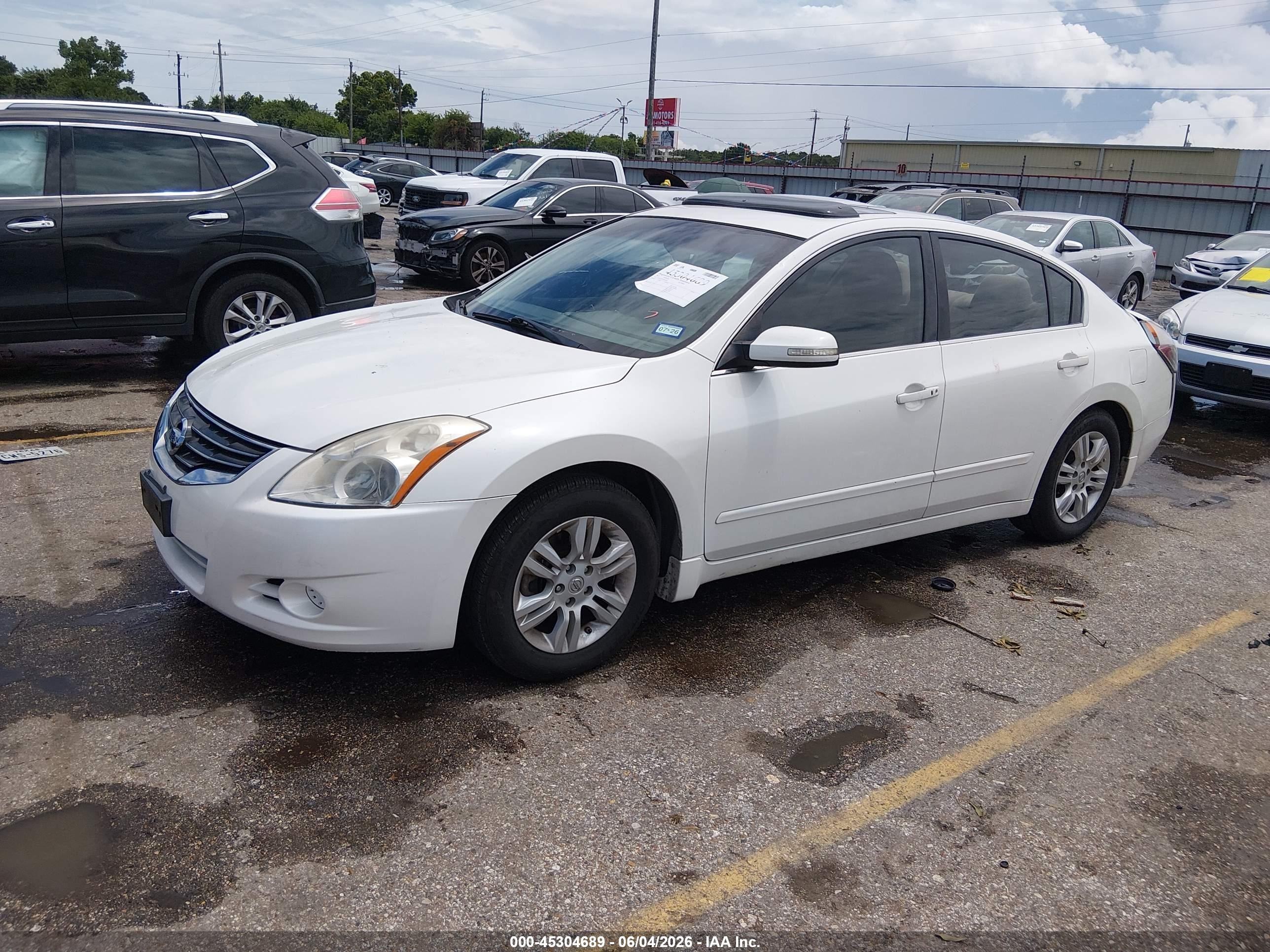 2012 Nissan Altima 2.5 S White vin: 1N4AL2AP5CN405299
