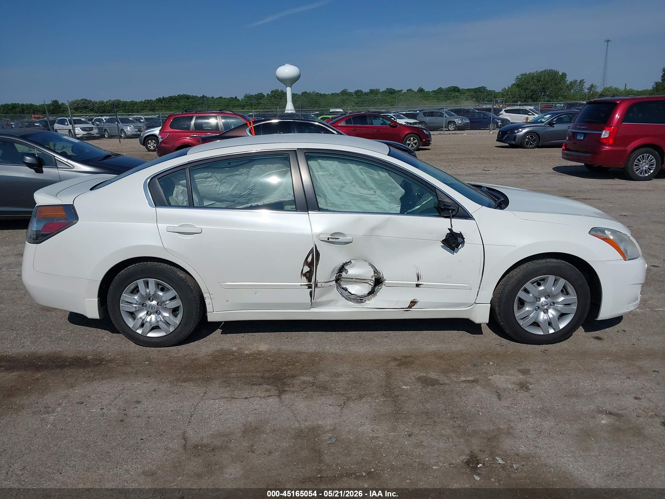 2012 Nissan Altima 2.5 S White vin: 1N4AL2AP5CN409093