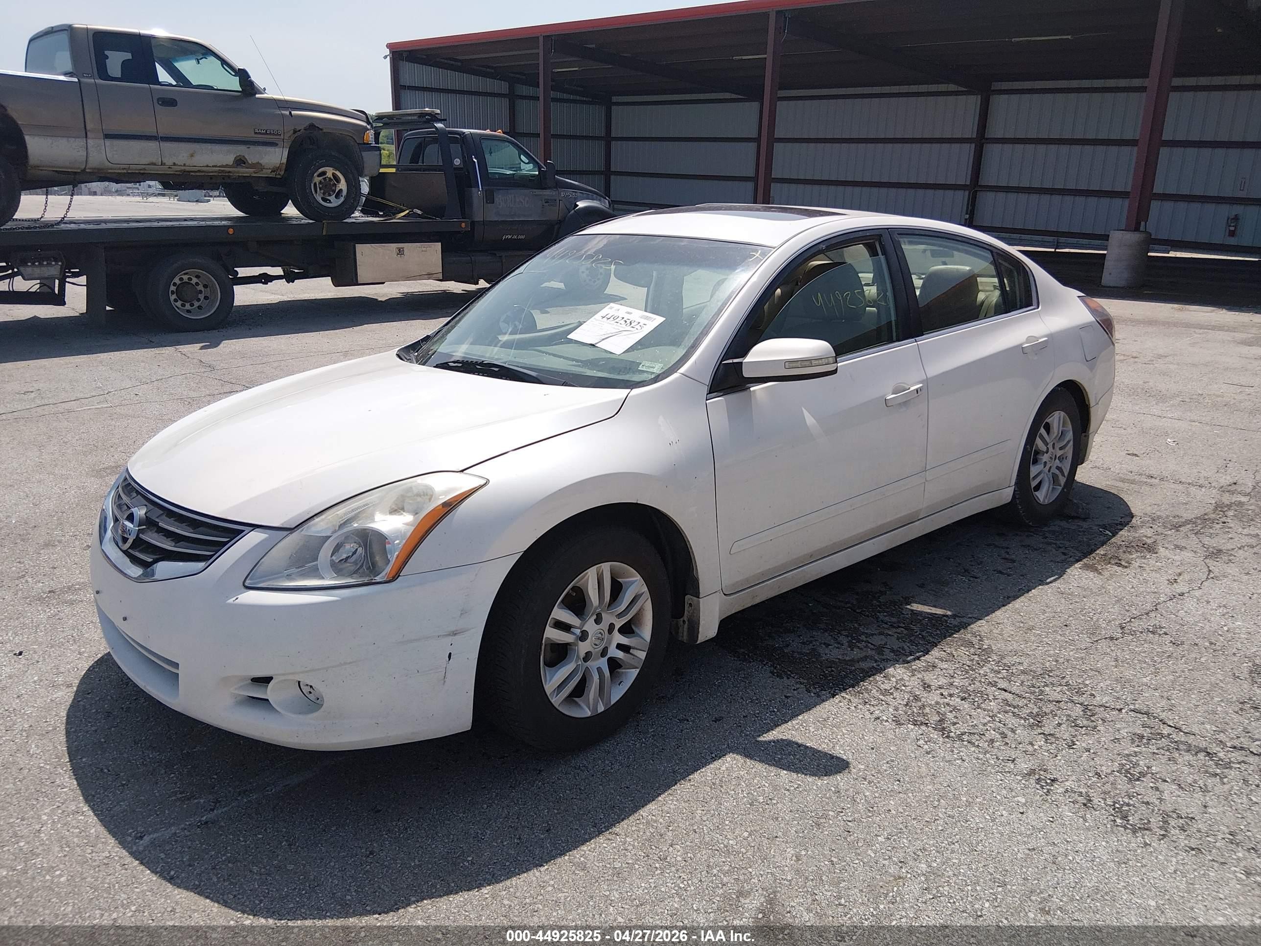 2012 Nissan Altima 2.5 S White vin: 1N4AL2AP5CN411796