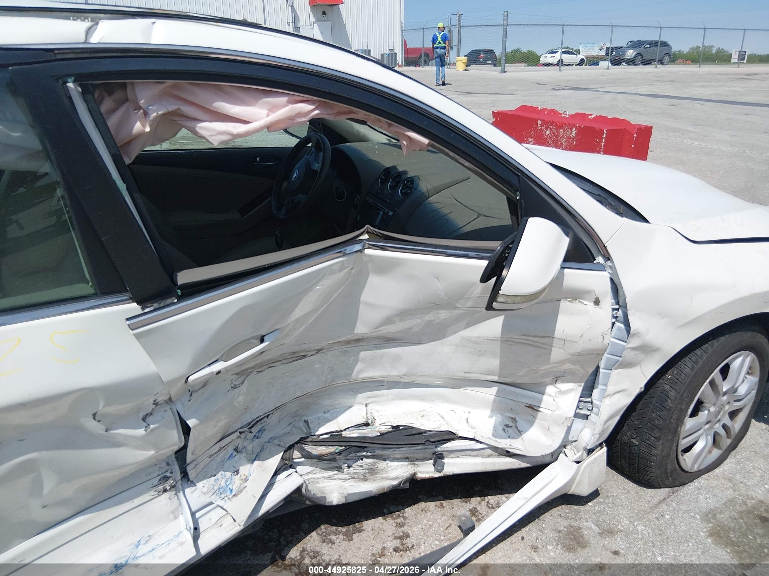 2012 Nissan Altima 2.5 S White vin: 1N4AL2AP5CN411796