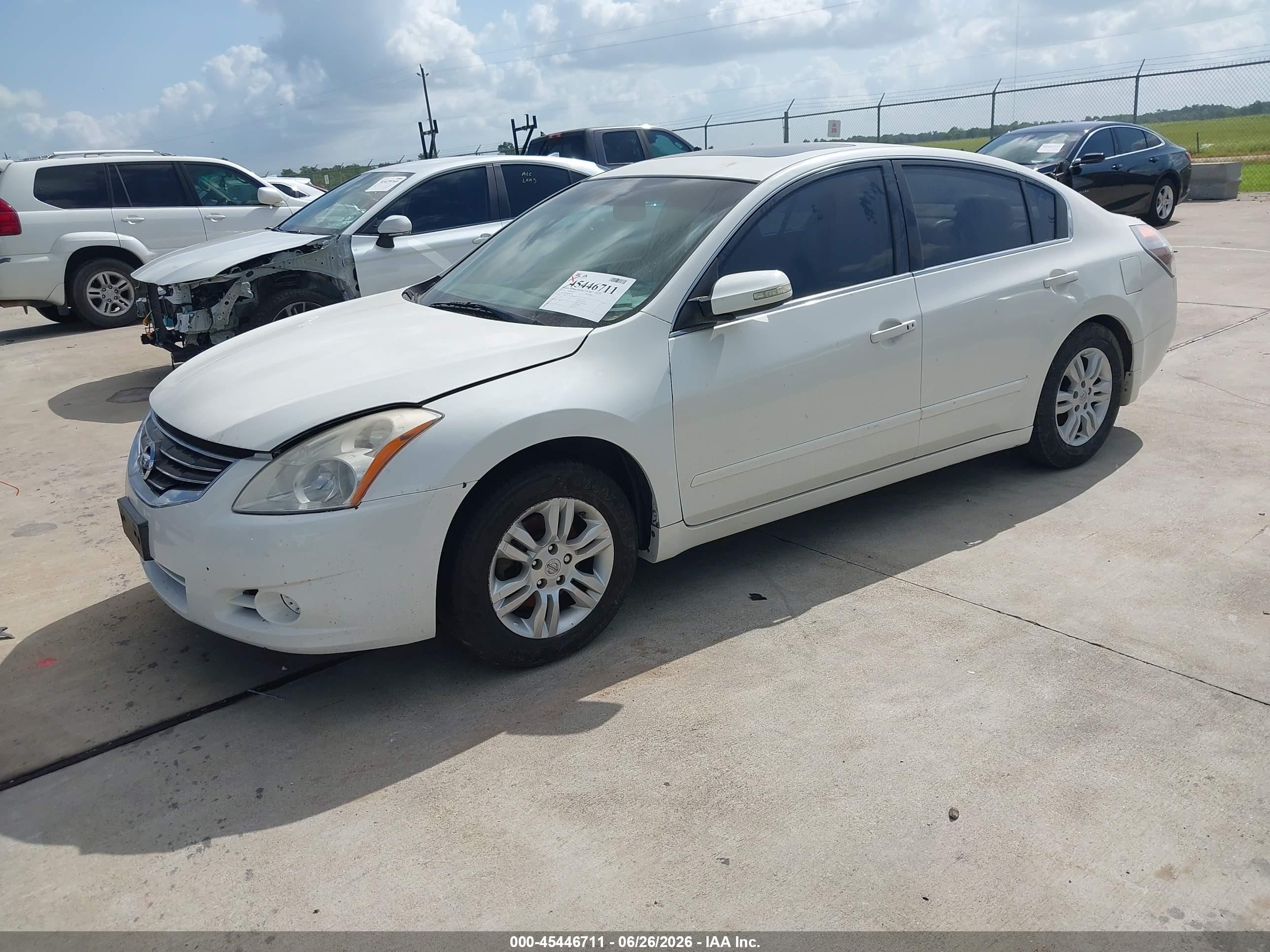 2012 Nissan Altima 2.5 S Белый vin: 1N4AL2AP5CN413287