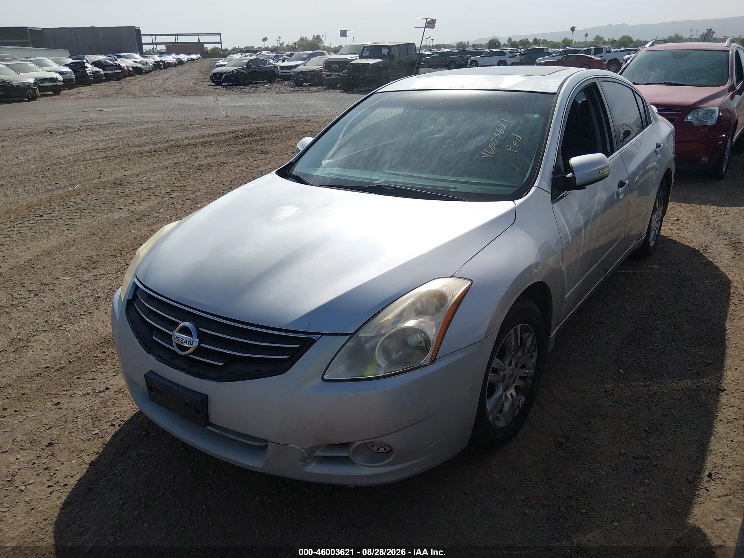 2012 Nissan Altima 2.5 S Silver vin: 1N4AL2AP5CN413354