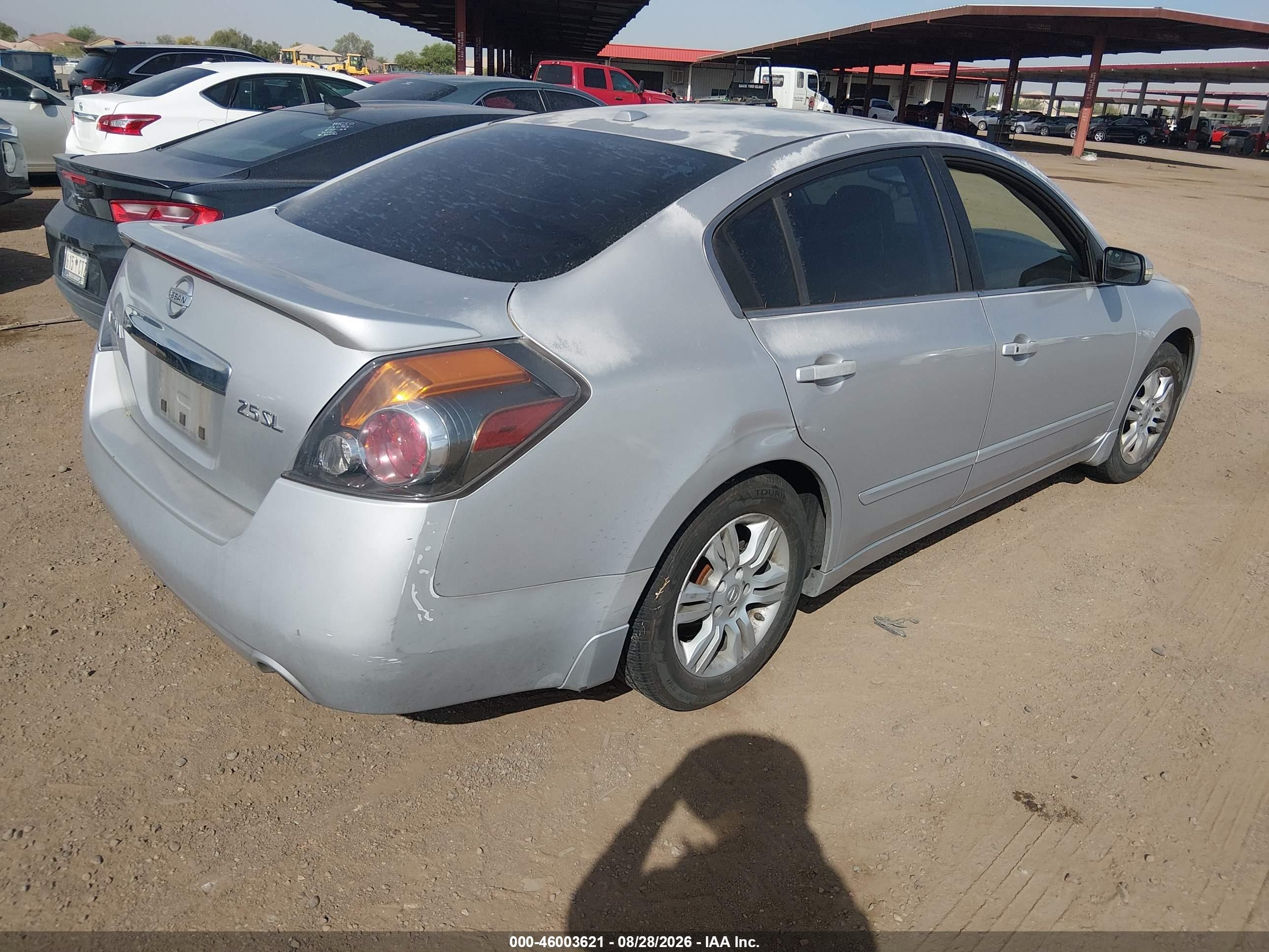 2012 Nissan Altima 2.5 S Silver vin: 1N4AL2AP5CN413354