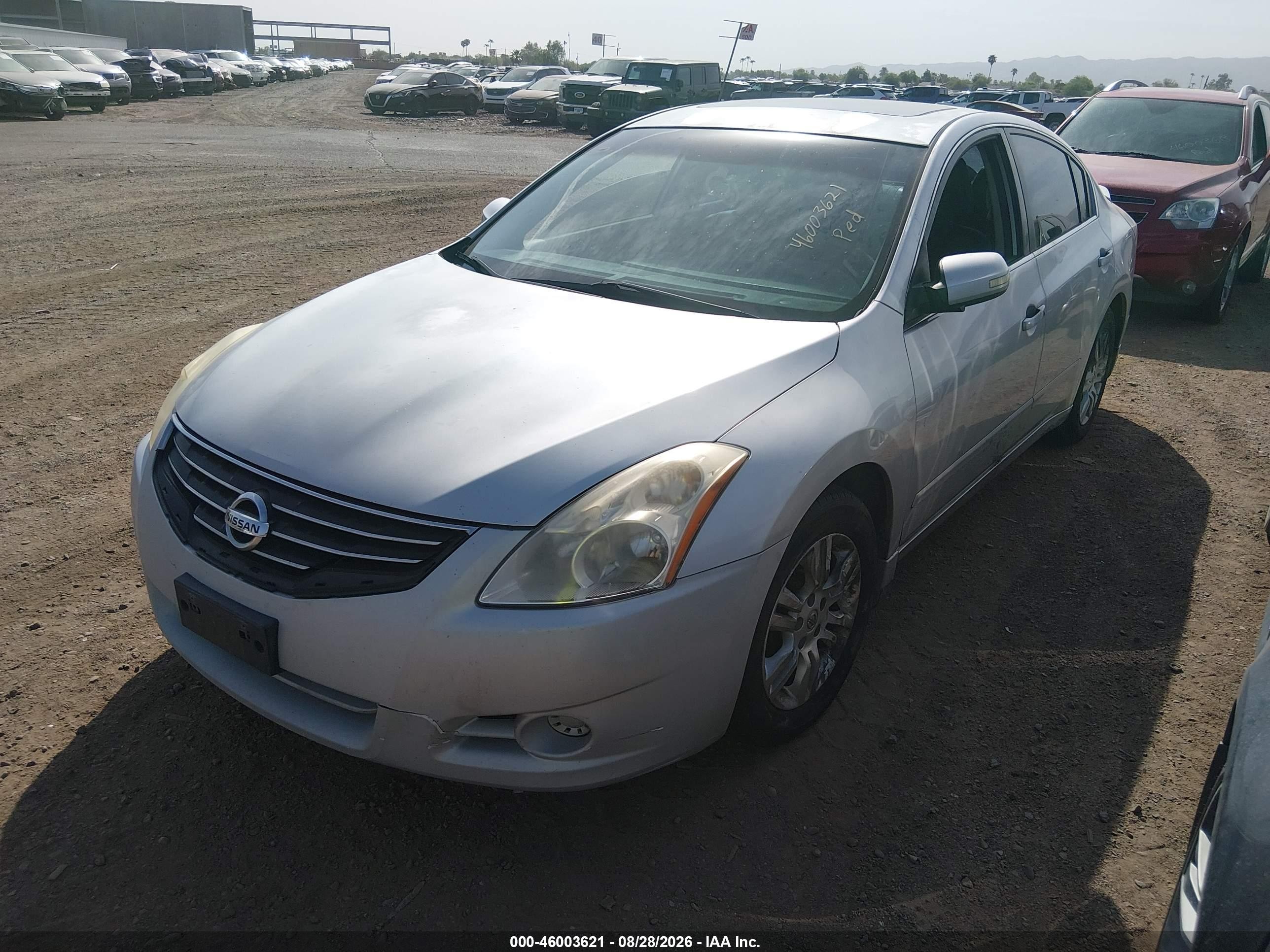 2012 Nissan Altima 2.5 S Silver vin: 1N4AL2AP5CN413354