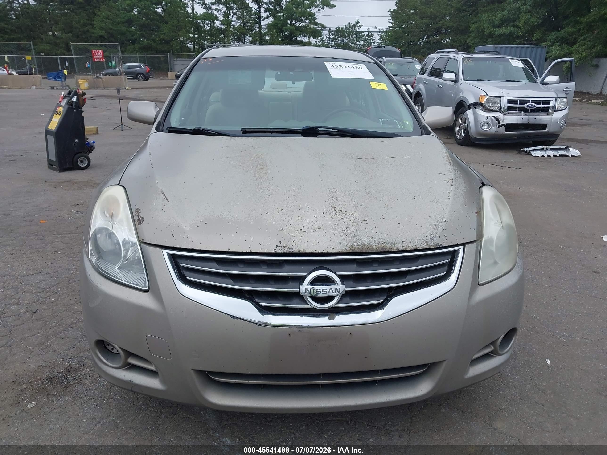 2012 Nissan Altima 2.5 S Серый vin: 1N4AL2AP5CN425553