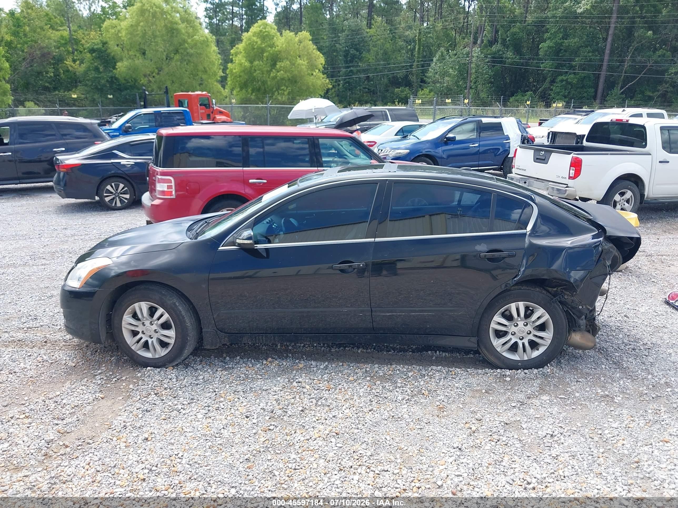 2012 Nissan Altima 2.5 S Black vin: 1N4AL2AP5CN445544