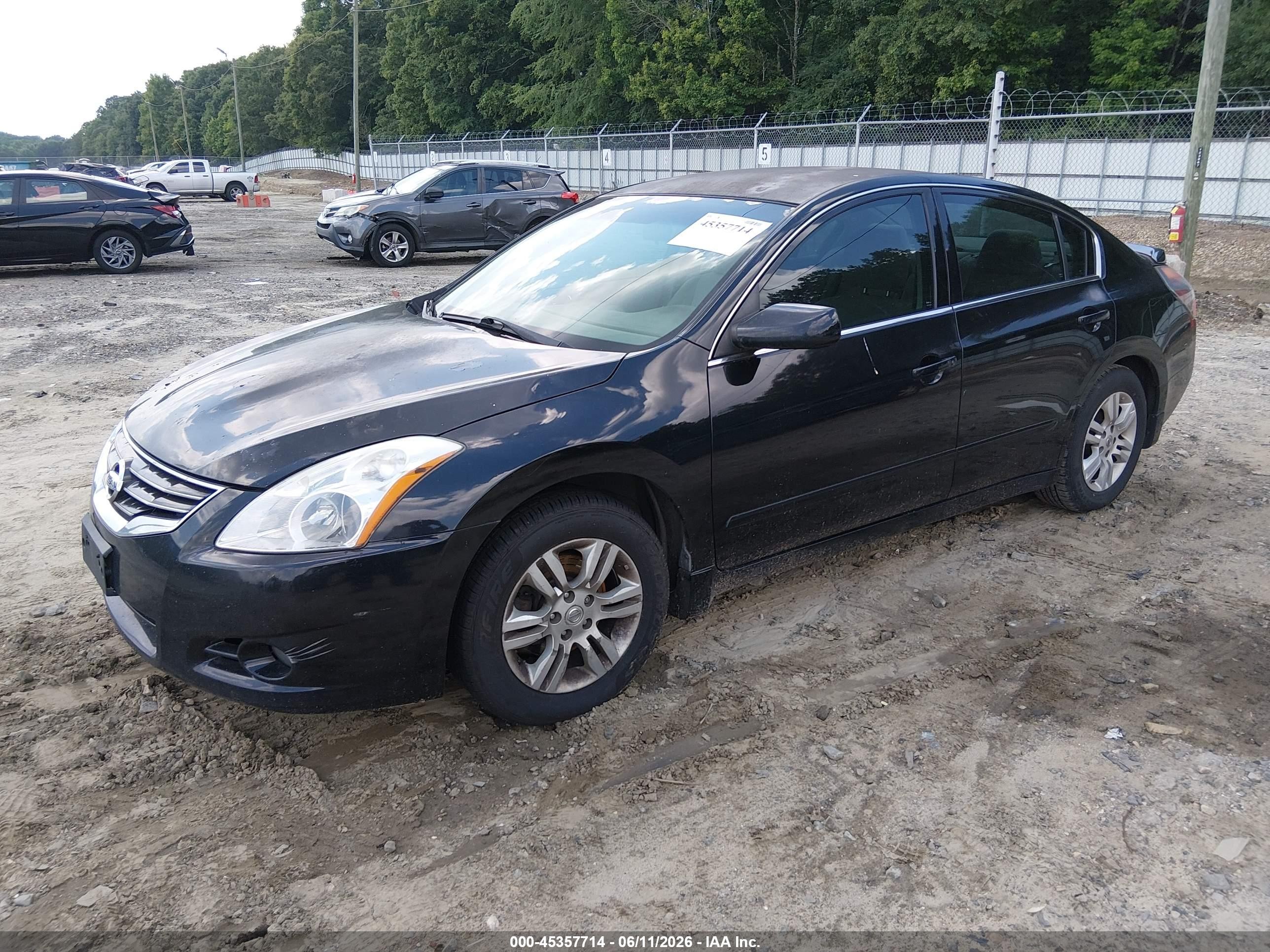 2012 Nissan Altima 2.5 S Black vin: 1N4AL2AP5CN448928