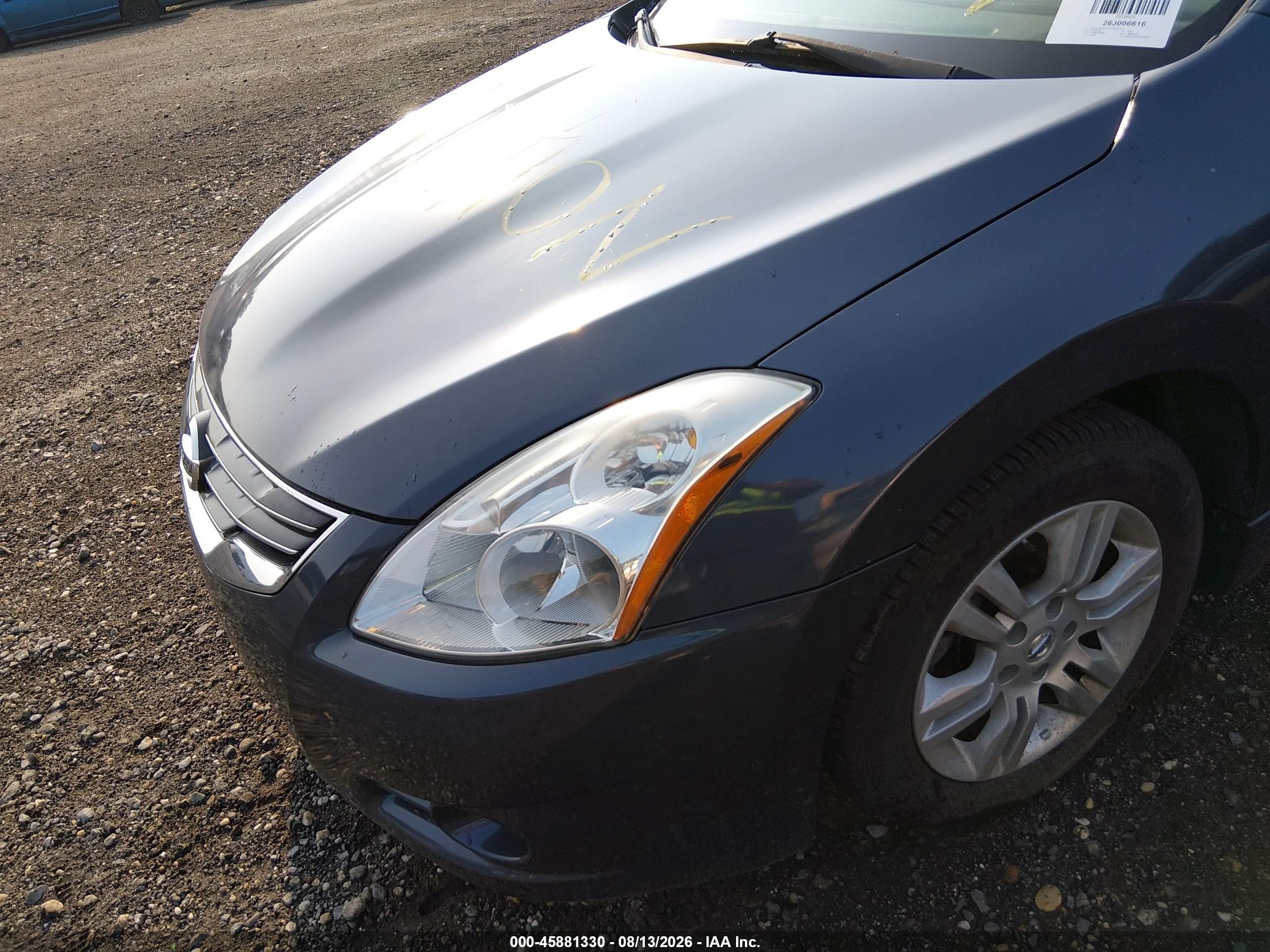 2012 Nissan Altima 2.5 S Blue vin: 1N4AL2AP5CN449688