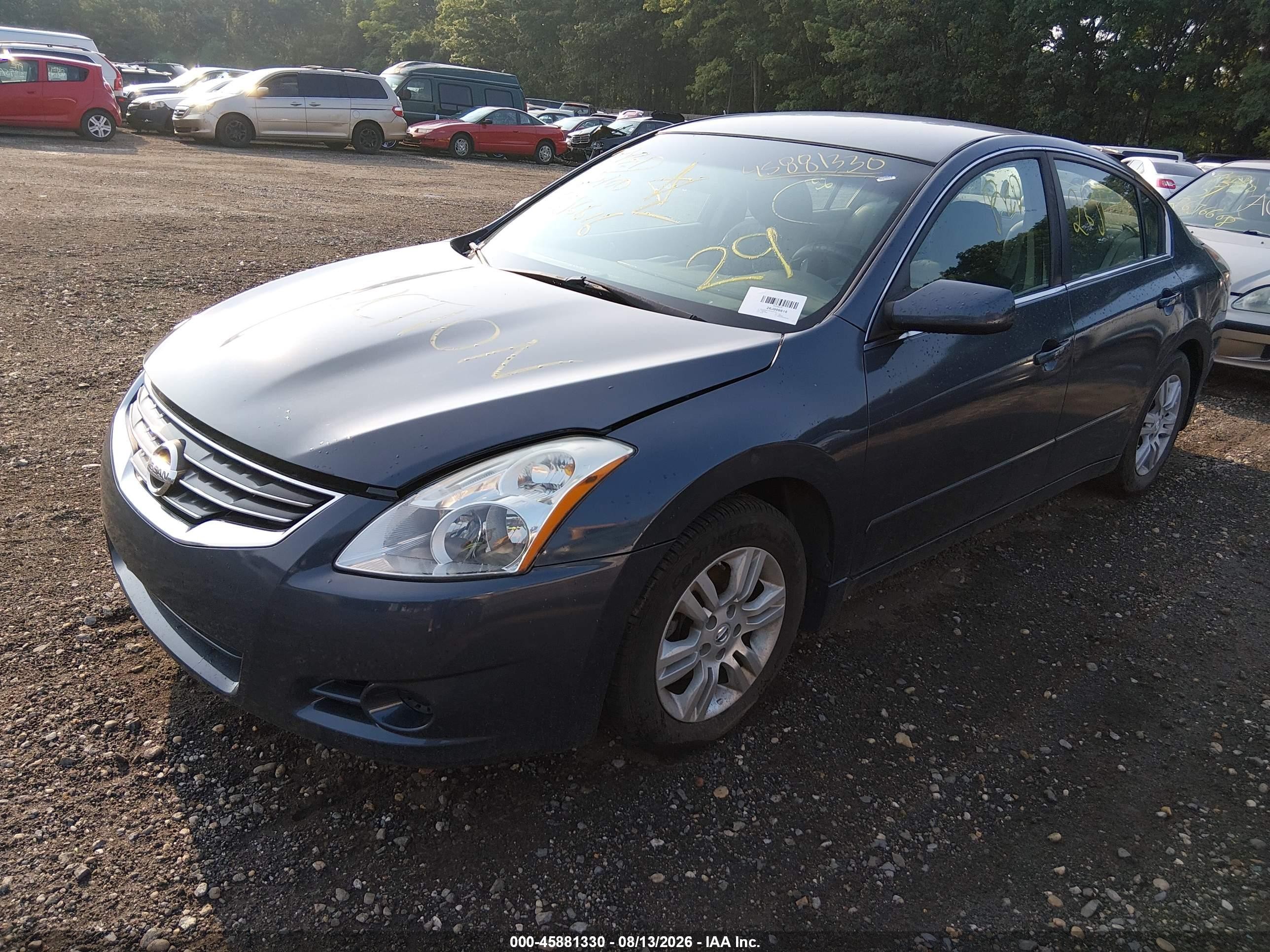 2012 Nissan Altima 2.5 S Blue vin: 1N4AL2AP5CN449688