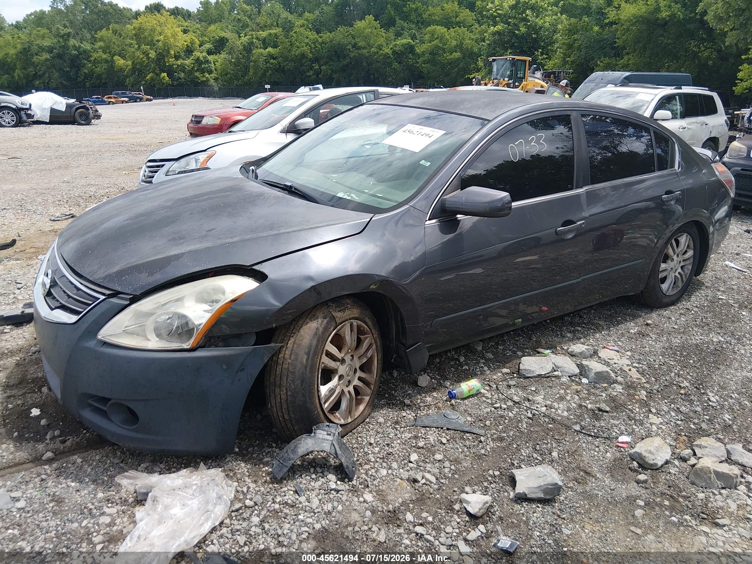2012 Nissan Altima 2.5 S Gray vin: 1N4AL2AP5CN484862