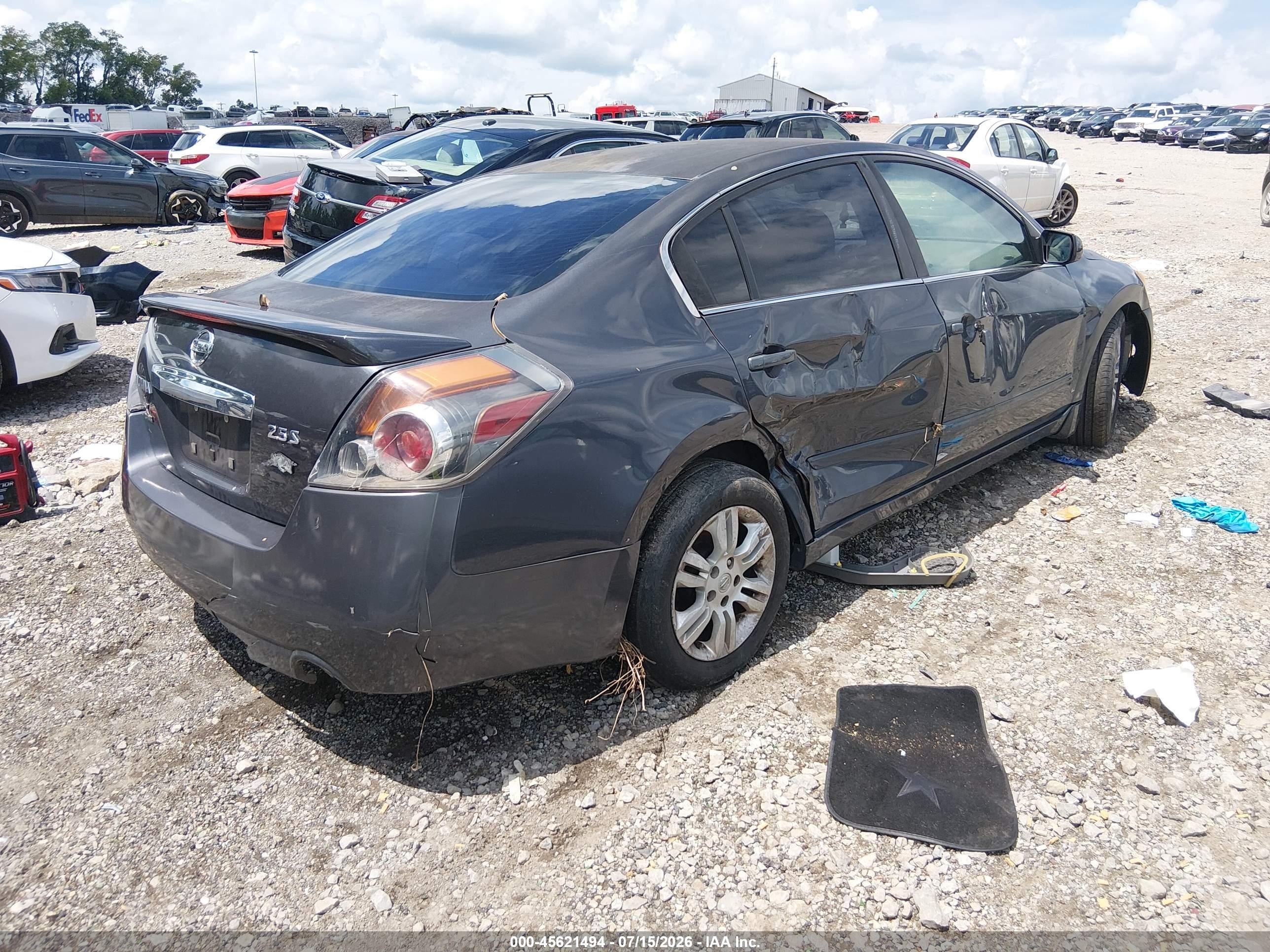 2012 Nissan Altima 2.5 S Gray vin: 1N4AL2AP5CN484862