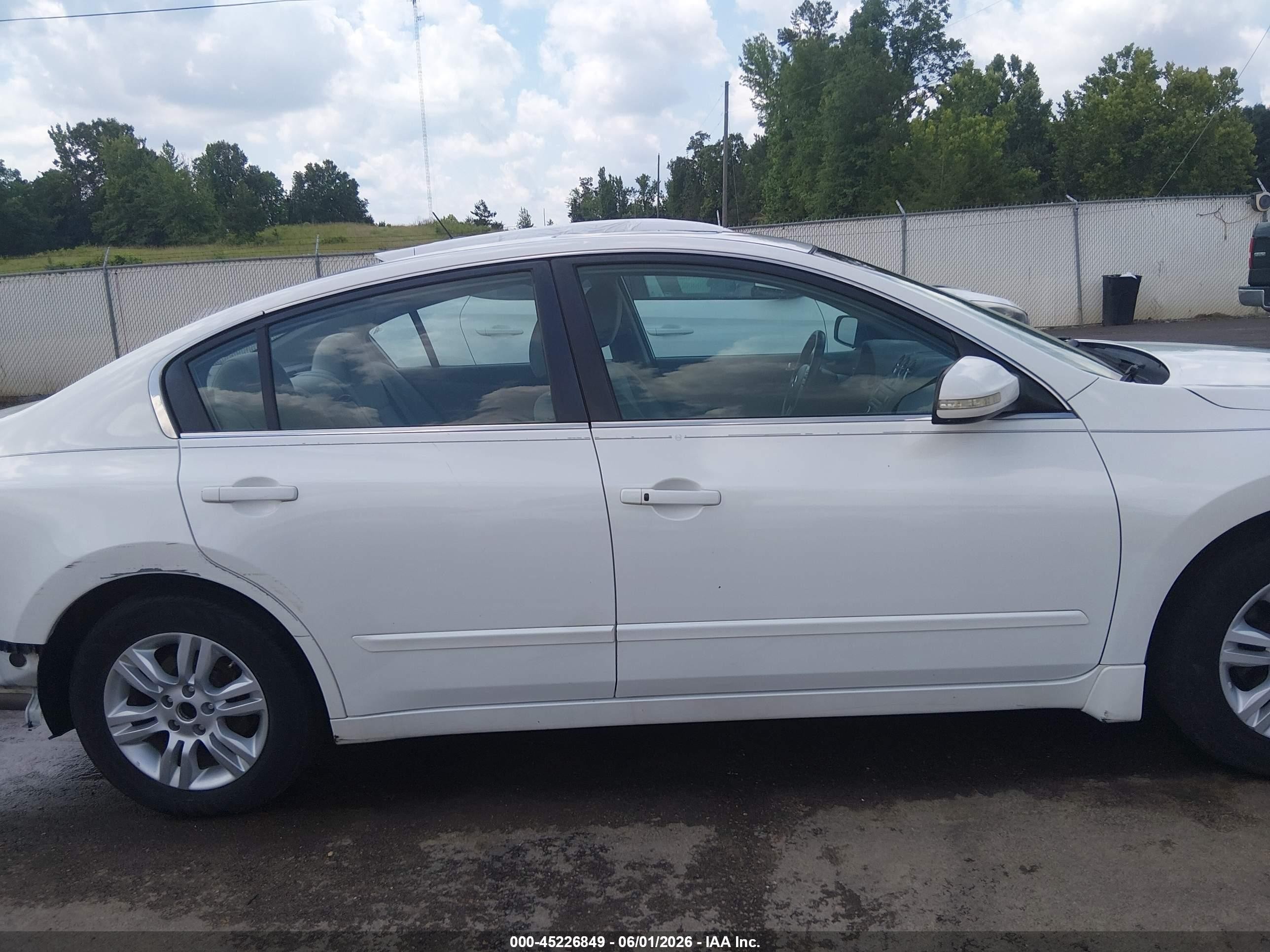 2012 Nissan Altima 2.5 S Белый vin: 1N4AL2AP5CN487874