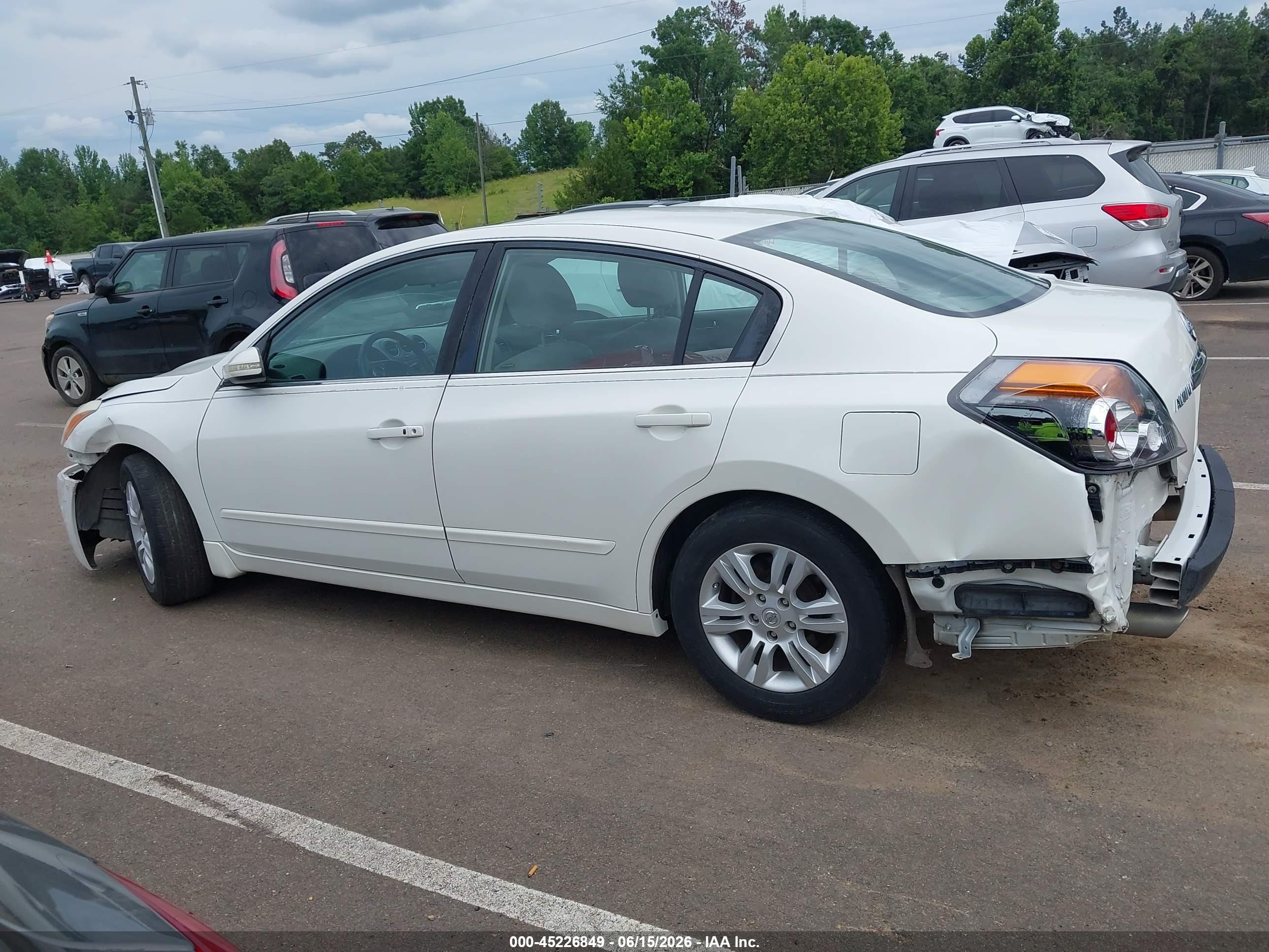 2012 Nissan Altima 2.5 S Белый vin: 1N4AL2AP5CN487874