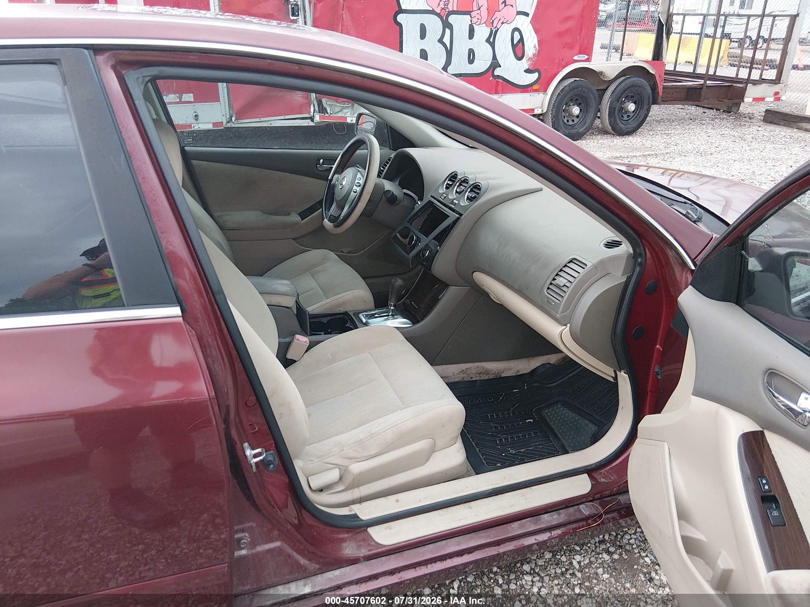 2012 Nissan Altima 2.5 S Maroon vin: 1N4AL2AP5CN490533
