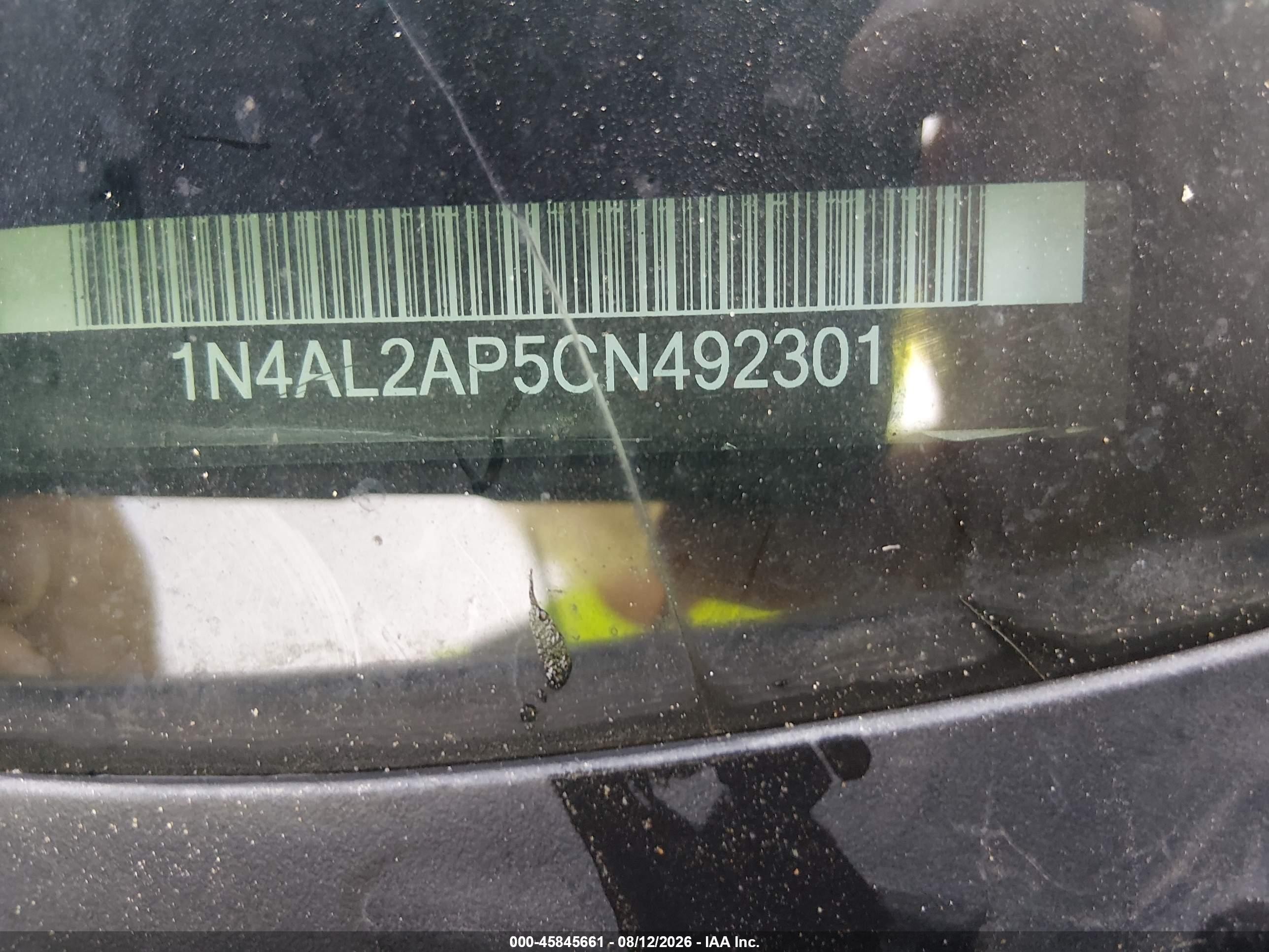 2012 Nissan Altima 2.5 S Silver vin: 1N4AL2AP5CN492301