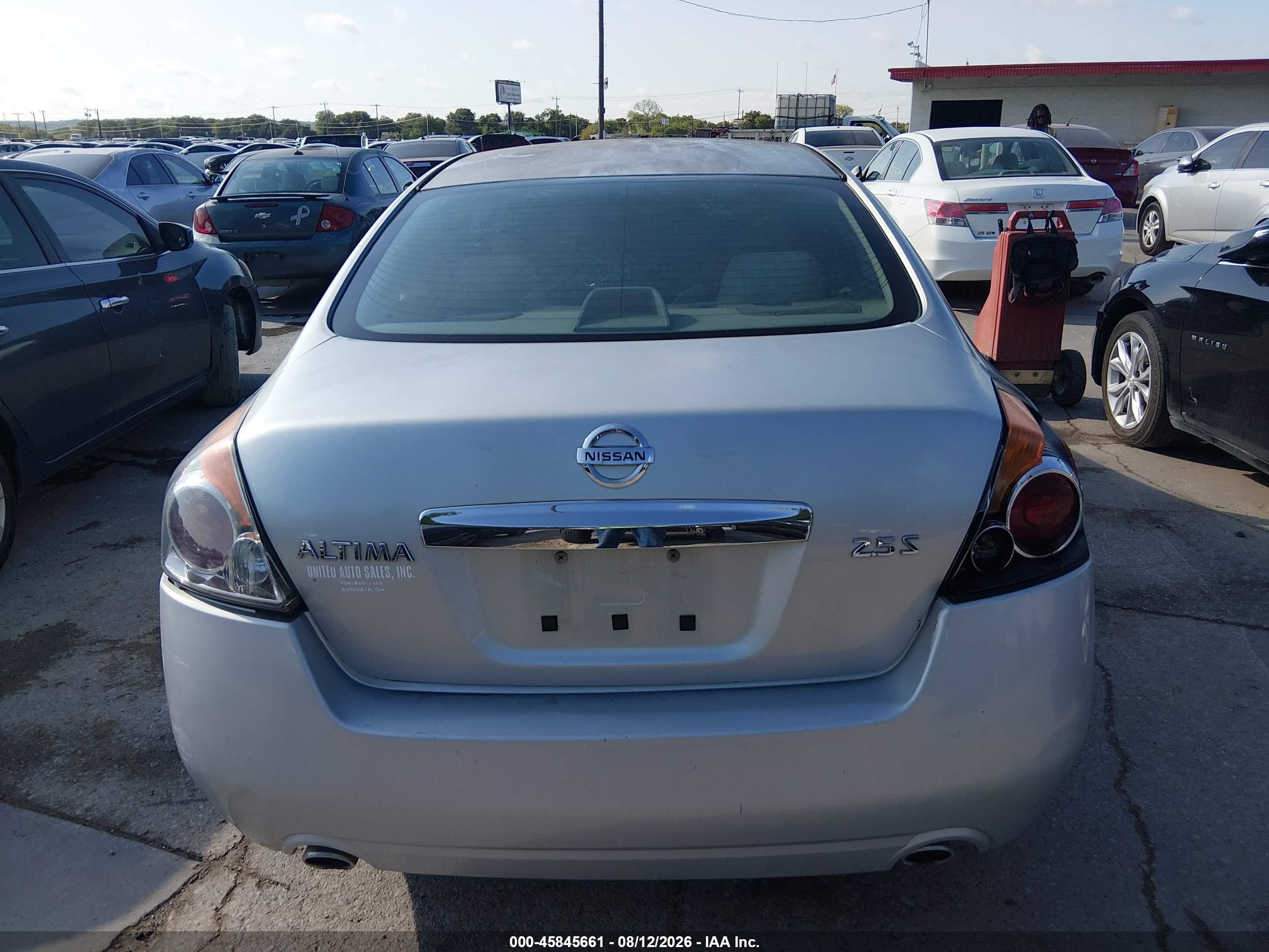 2012 Nissan Altima 2.5 S Silver vin: 1N4AL2AP5CN492301