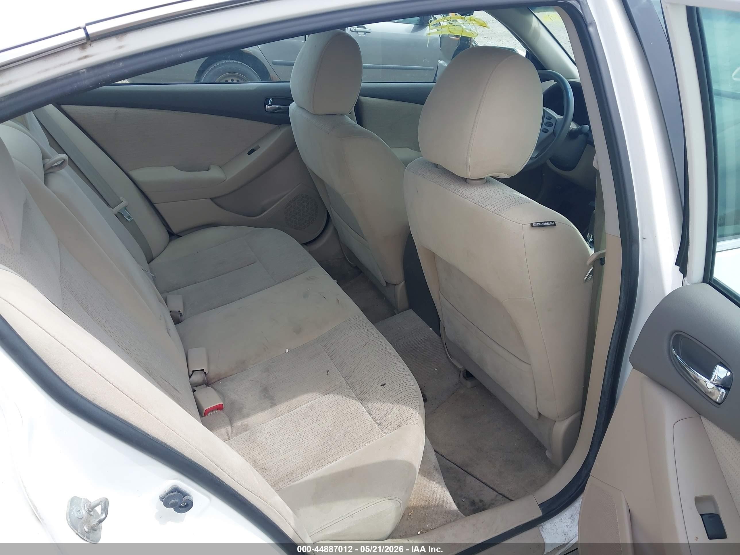 2012 Nissan Altima 2.5 S White vin: 1N4AL2AP5CN494484