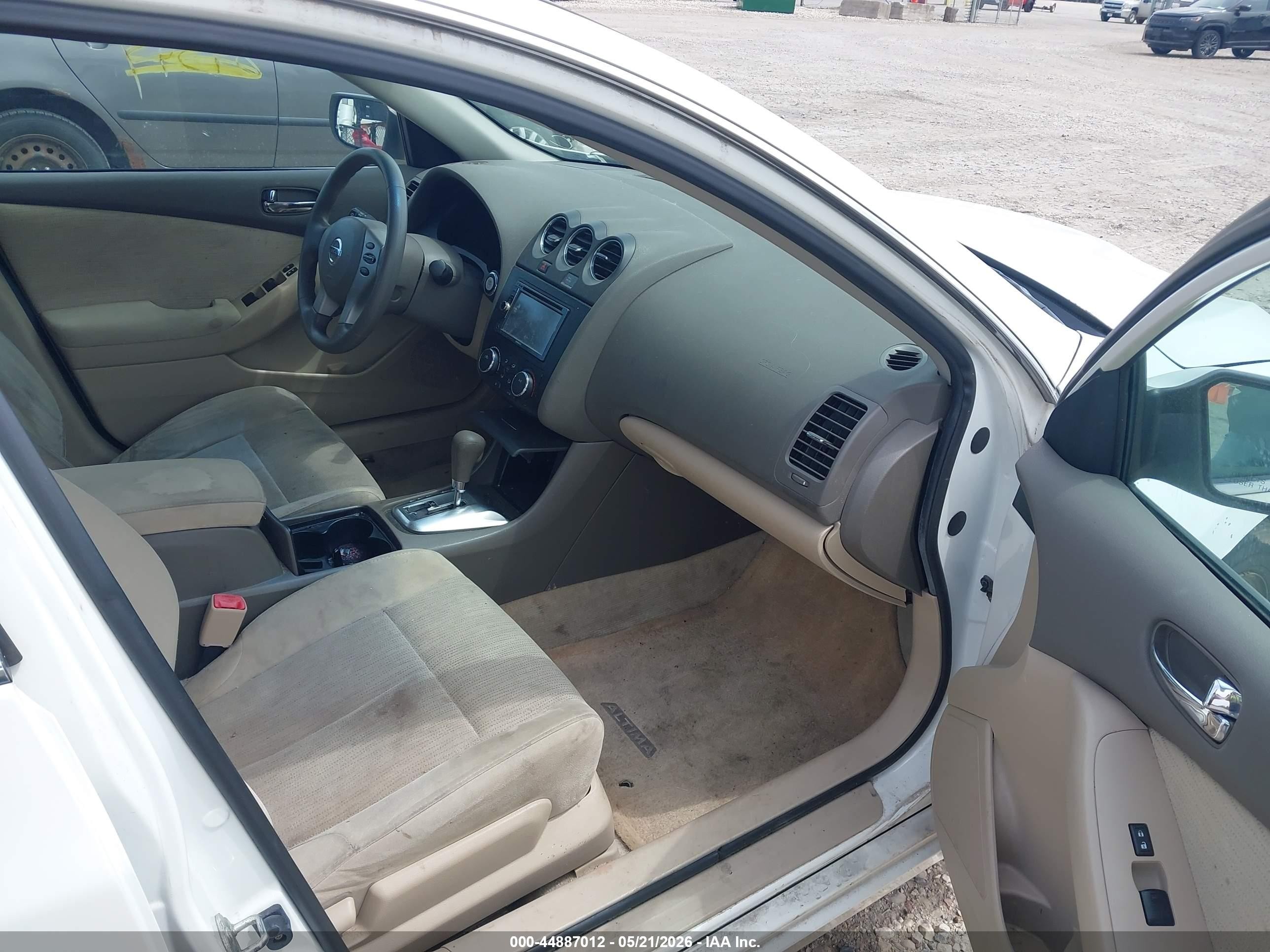 2012 Nissan Altima 2.5 S White vin: 1N4AL2AP5CN494484