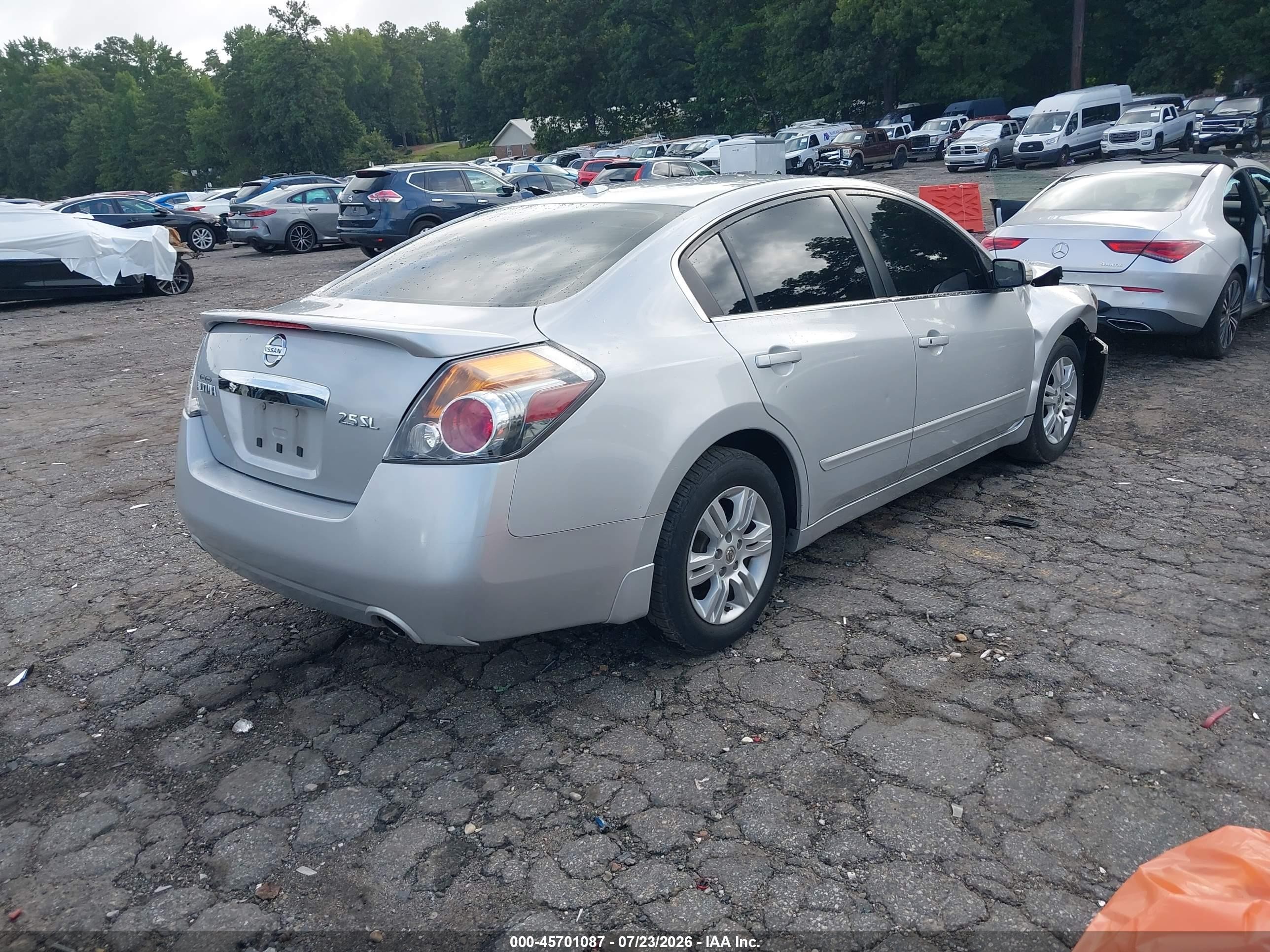 2012 Nissan Altima 2.5 S Silver vin: 1N4AL2AP5CN494551