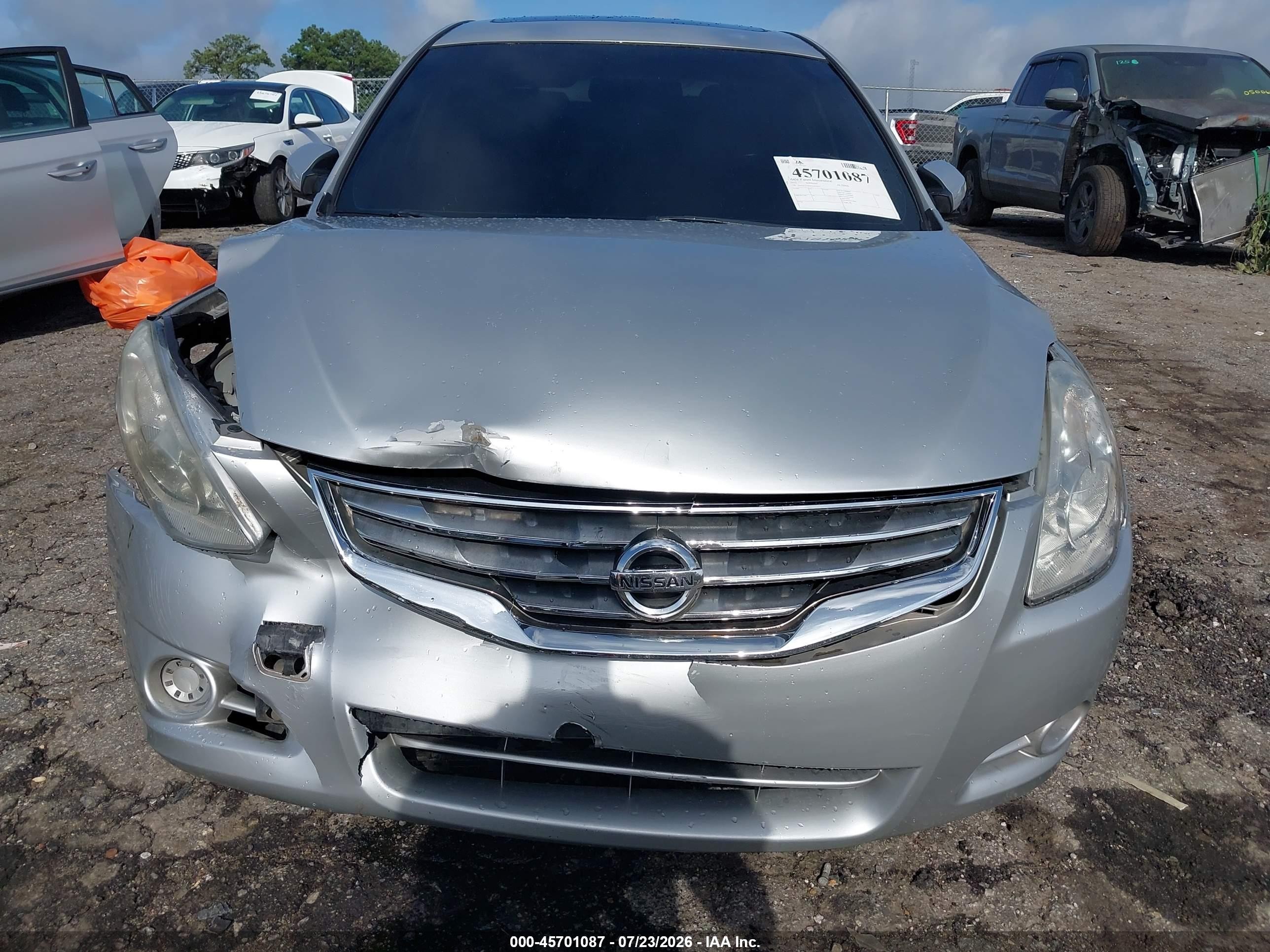 2012 Nissan Altima 2.5 S Silver vin: 1N4AL2AP5CN494551