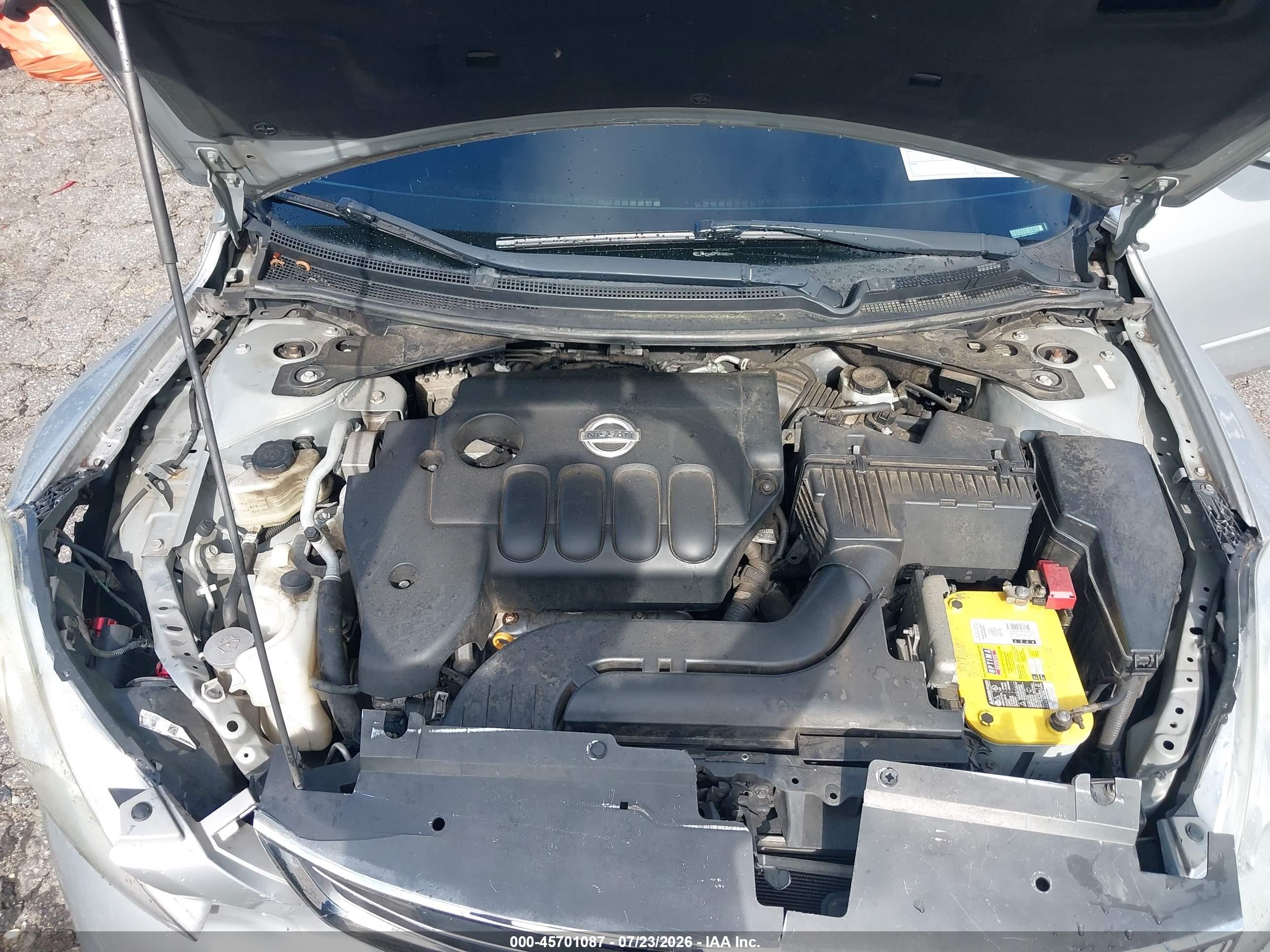 2012 Nissan Altima 2.5 S Silver vin: 1N4AL2AP5CN494551