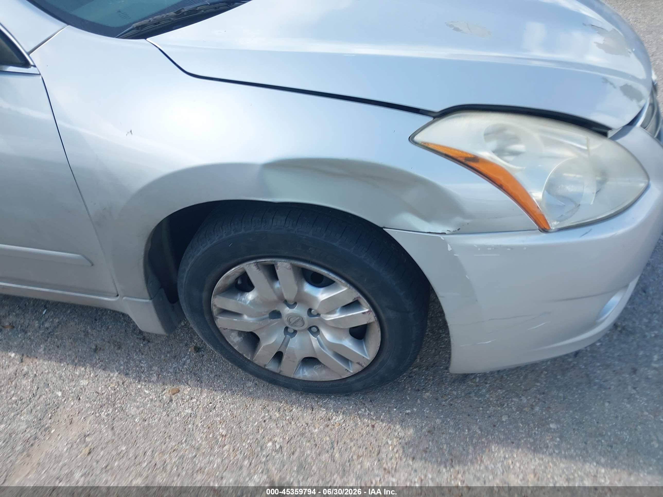 2012 Nissan Altima 2.5 S Silver vin: 1N4AL2AP5CN509503