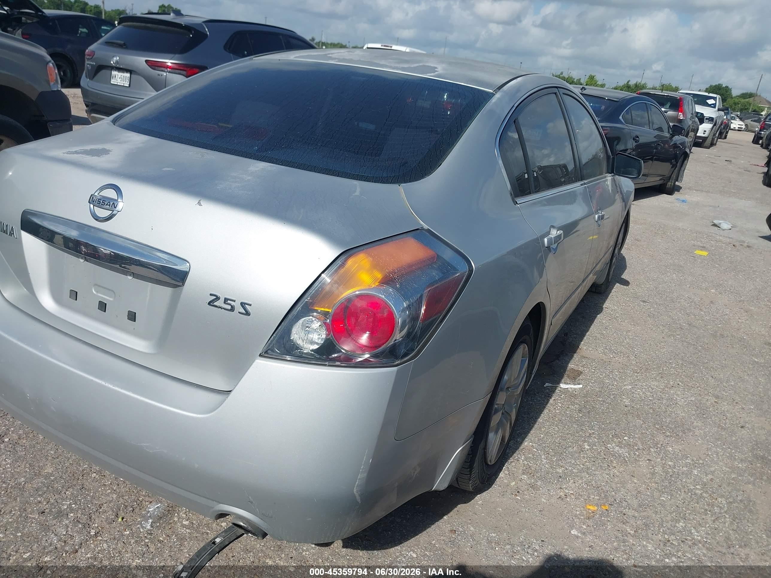 2012 Nissan Altima 2.5 S Silver vin: 1N4AL2AP5CN509503