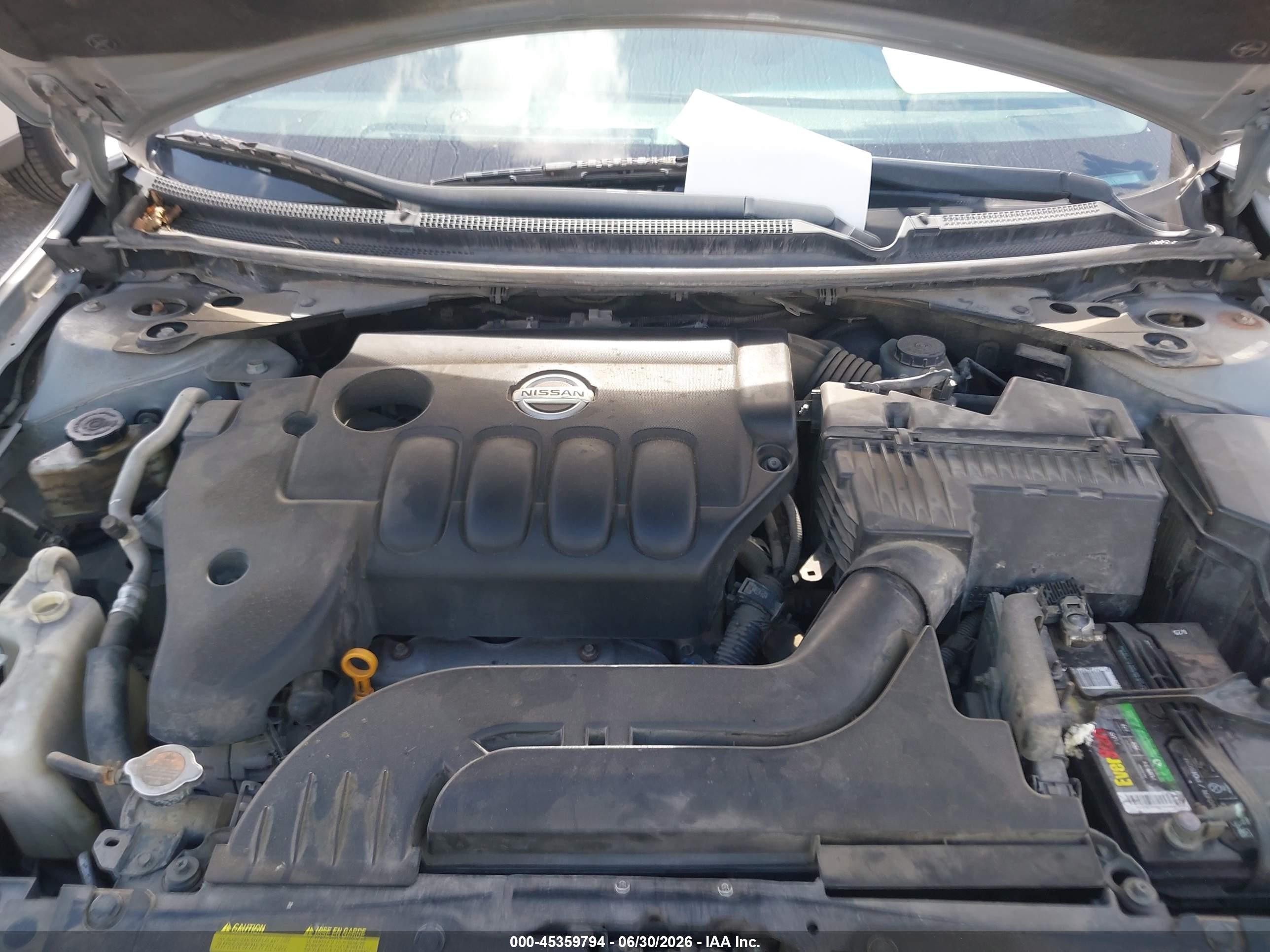 2012 Nissan Altima 2.5 S Silver vin: 1N4AL2AP5CN509503