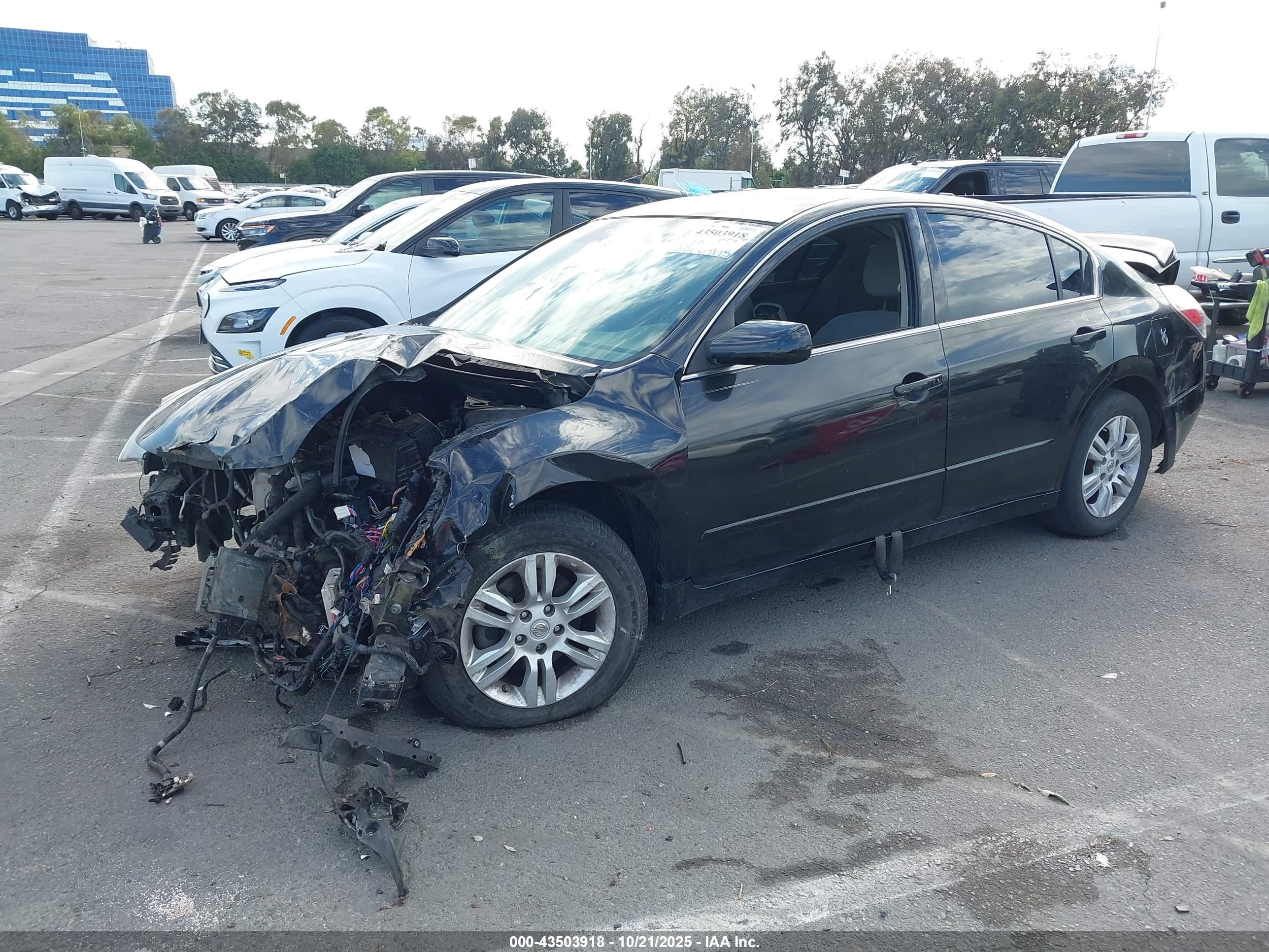 2012 Nissan Altima 2.5 S Черный vin: 1N4AL2AP5CN516984