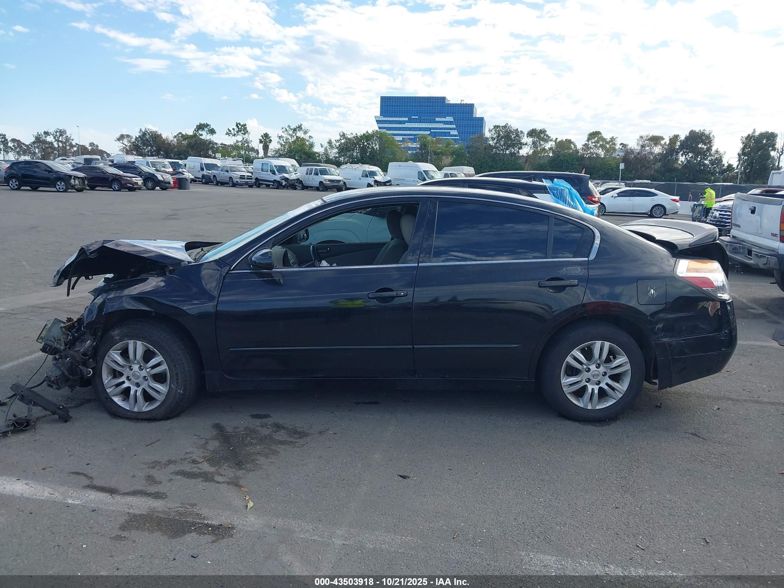 2012 Nissan Altima 2.5 S Черный vin: 1N4AL2AP5CN516984