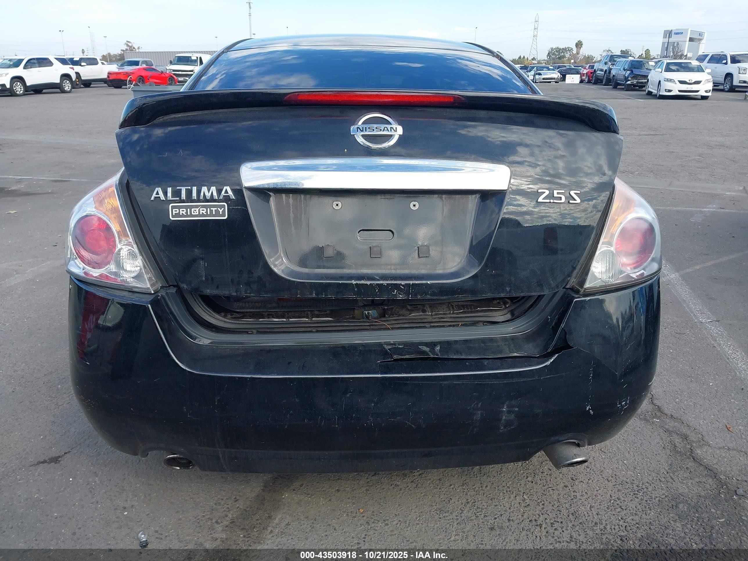 2012 Nissan Altima 2.5 S Черный vin: 1N4AL2AP5CN516984