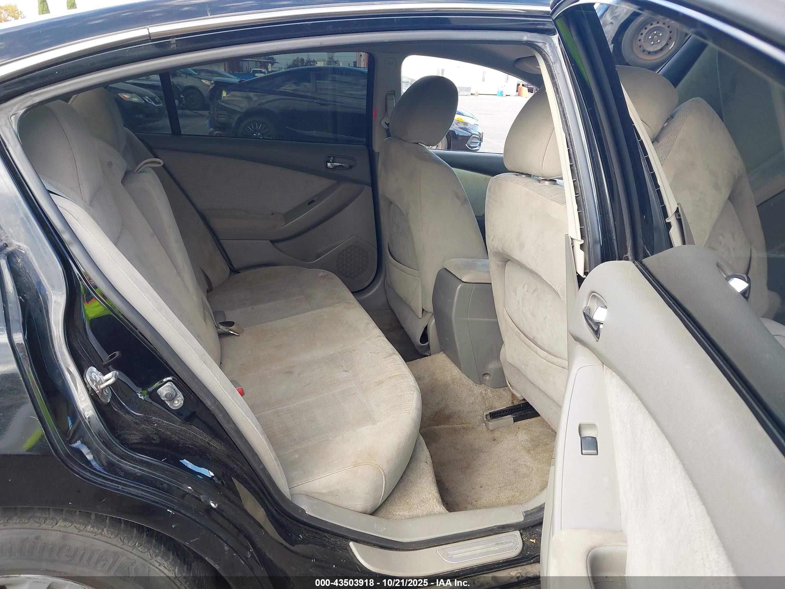 2012 Nissan Altima 2.5 S Черный vin: 1N4AL2AP5CN516984