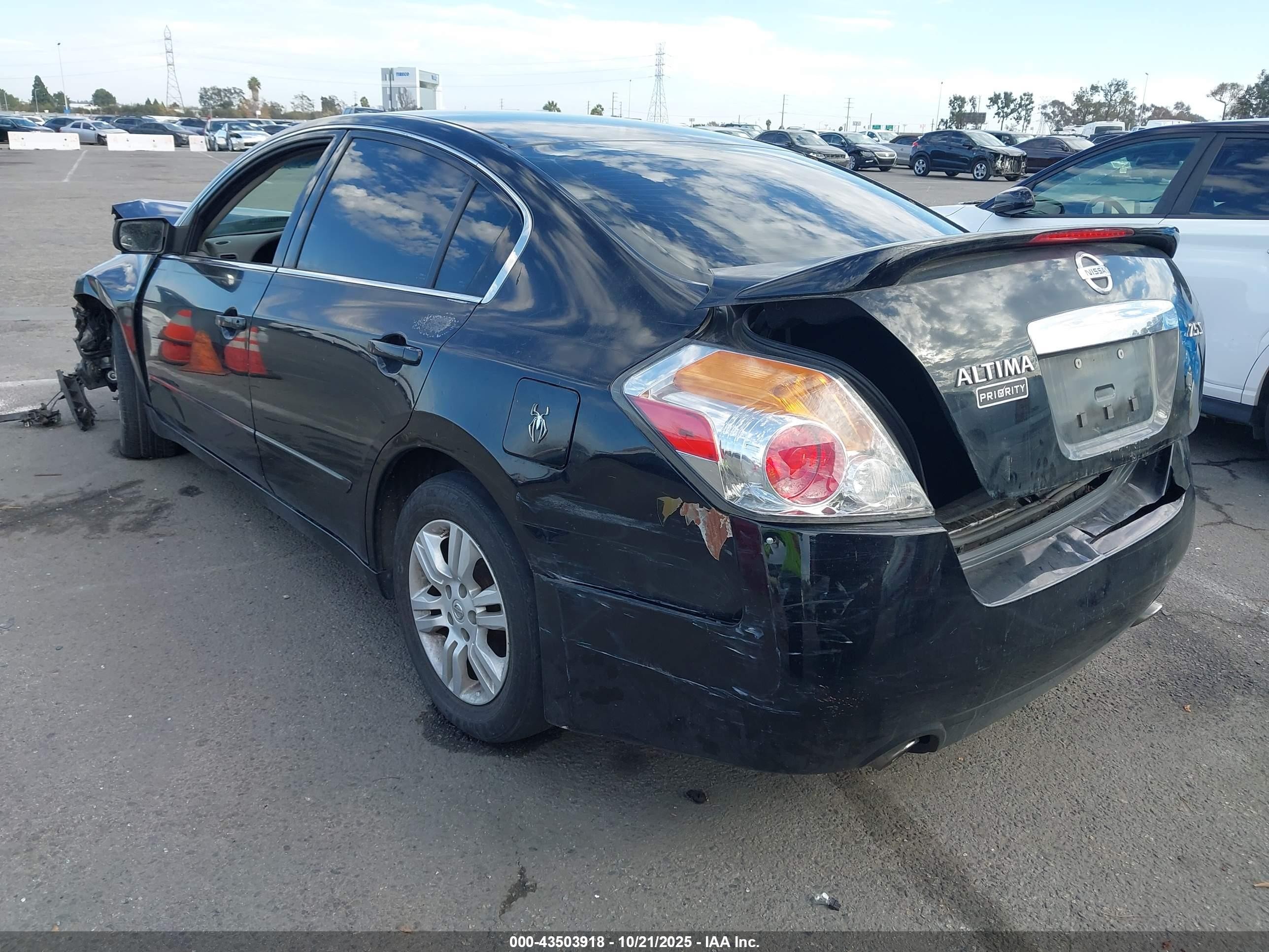 2012 Nissan Altima 2.5 S Черный vin: 1N4AL2AP5CN516984