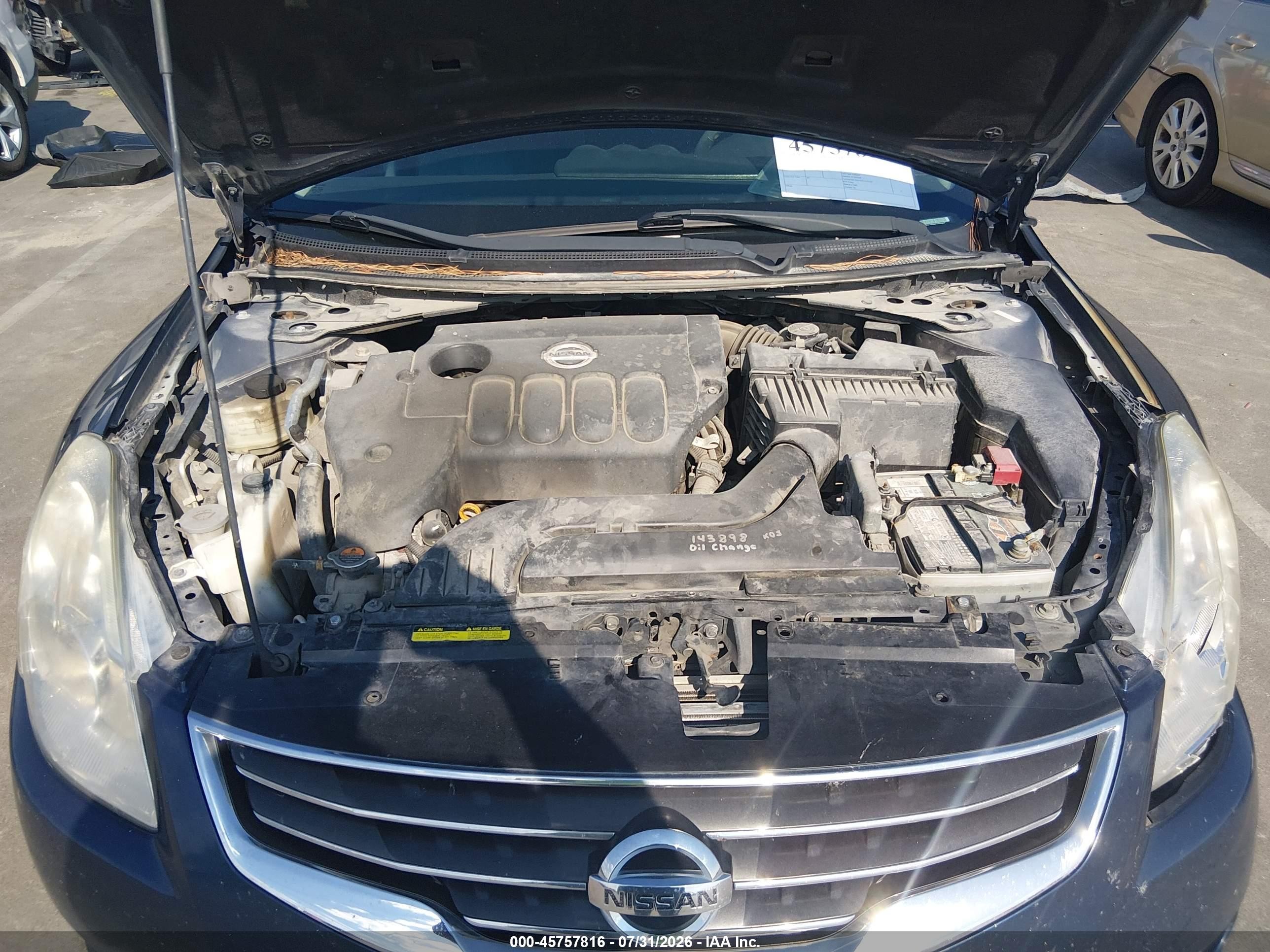 2012 Nissan Altima 2.5 S Dark Blue vin: 1N4AL2AP5CN531887