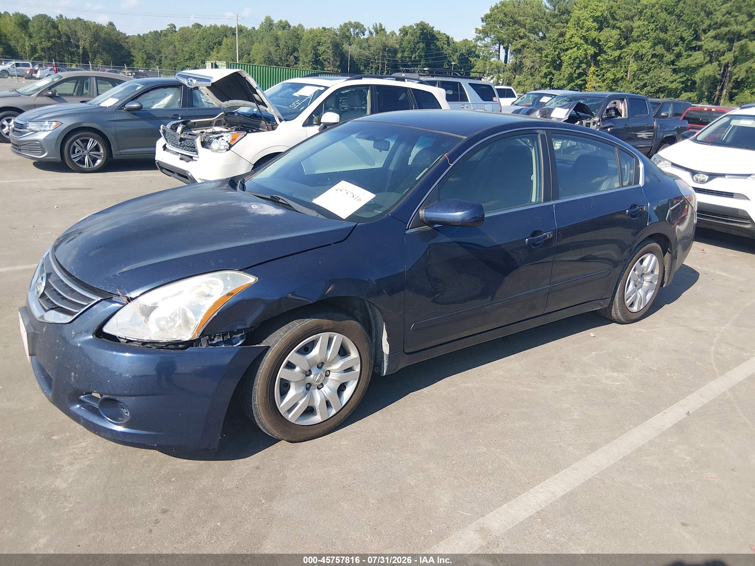 2012 Nissan Altima 2.5 S Dark Blue vin: 1N4AL2AP5CN531887