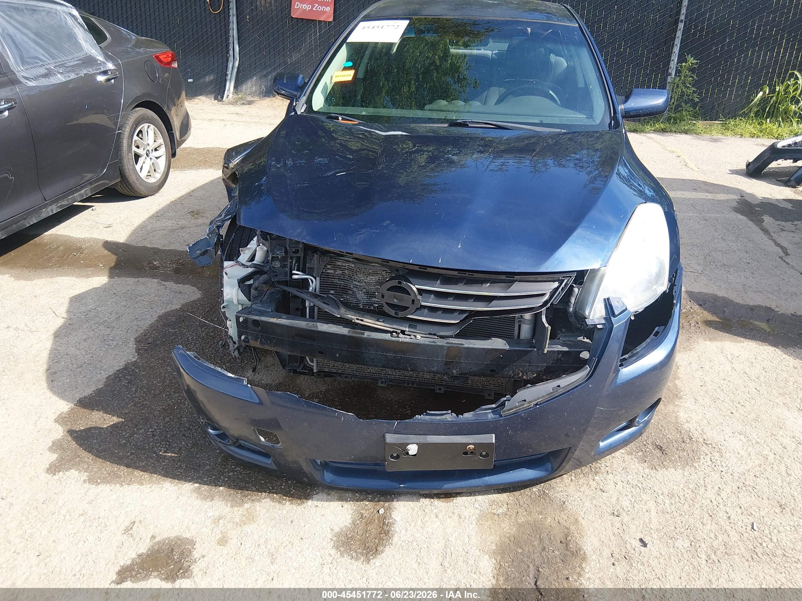 2012 Nissan Altima 2.5 S Dark Blue vin: 1N4AL2AP5CN532487
