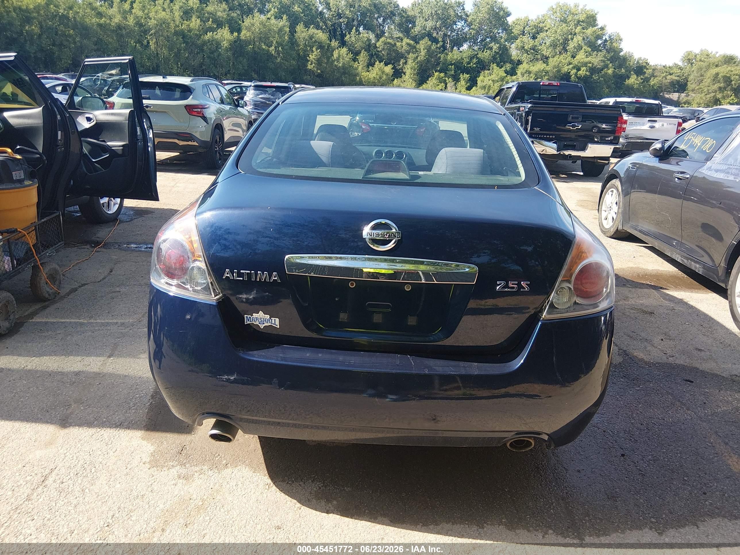 2012 Nissan Altima 2.5 S Dark Blue vin: 1N4AL2AP5CN532487