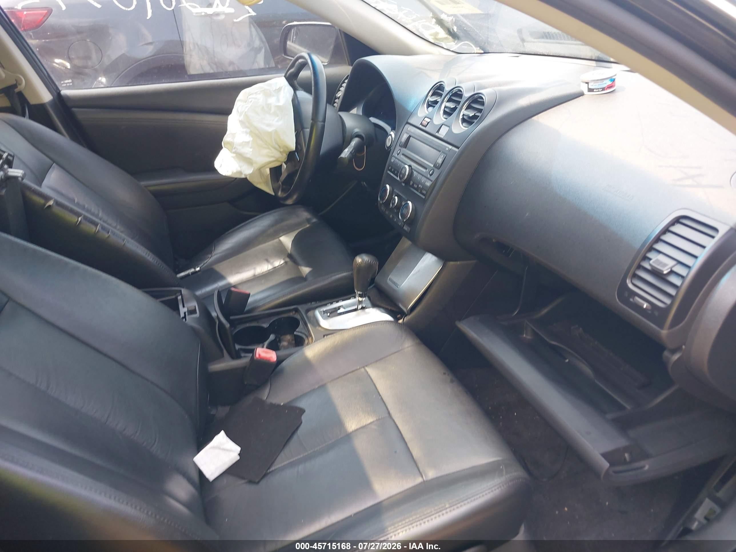 2012 Nissan Altima 2.5 S Black vin: 1N4AL2AP5CN536748