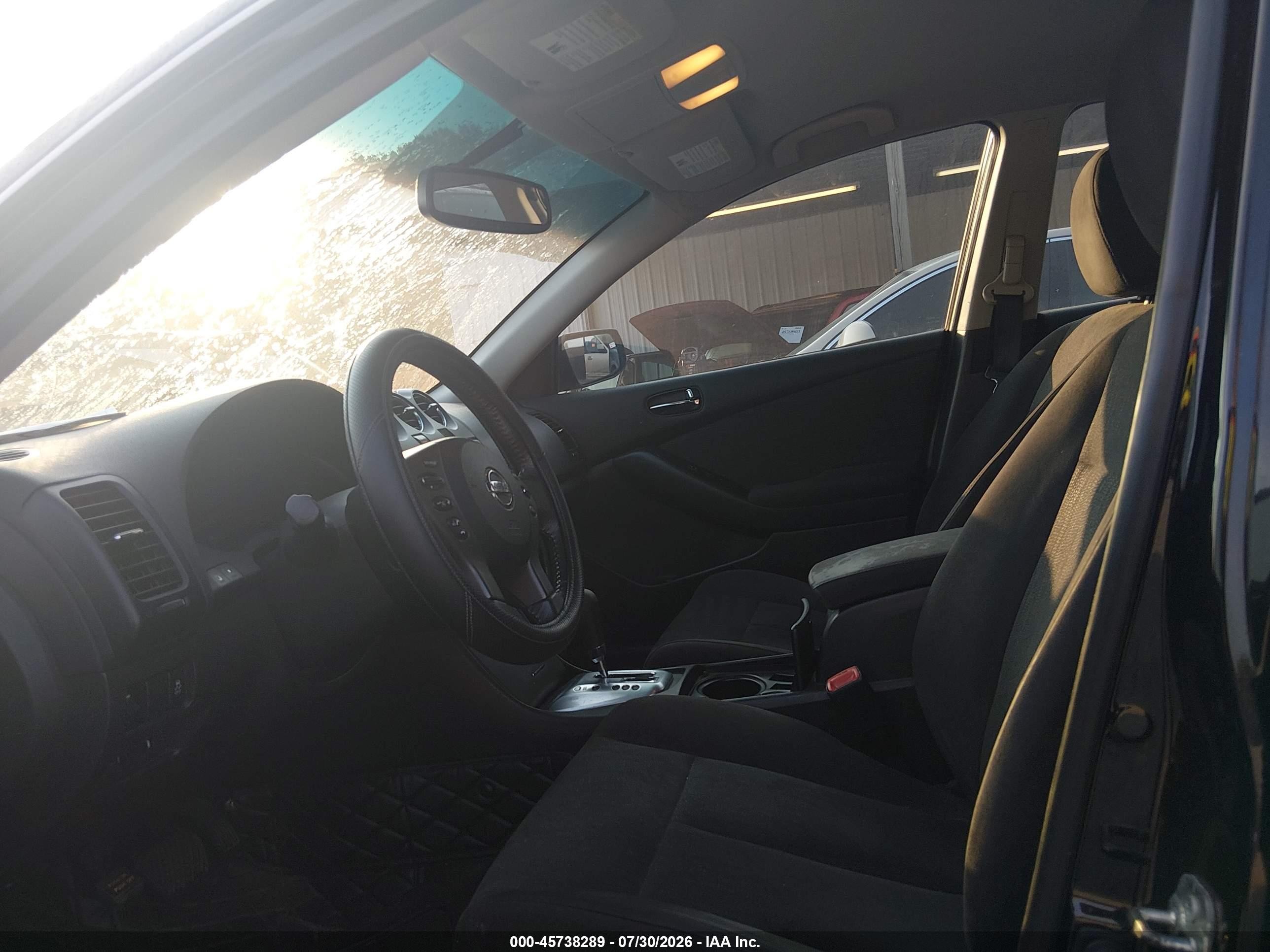 2012 Nissan Altima 2.5 S Black vin: 1N4AL2AP5CN554666