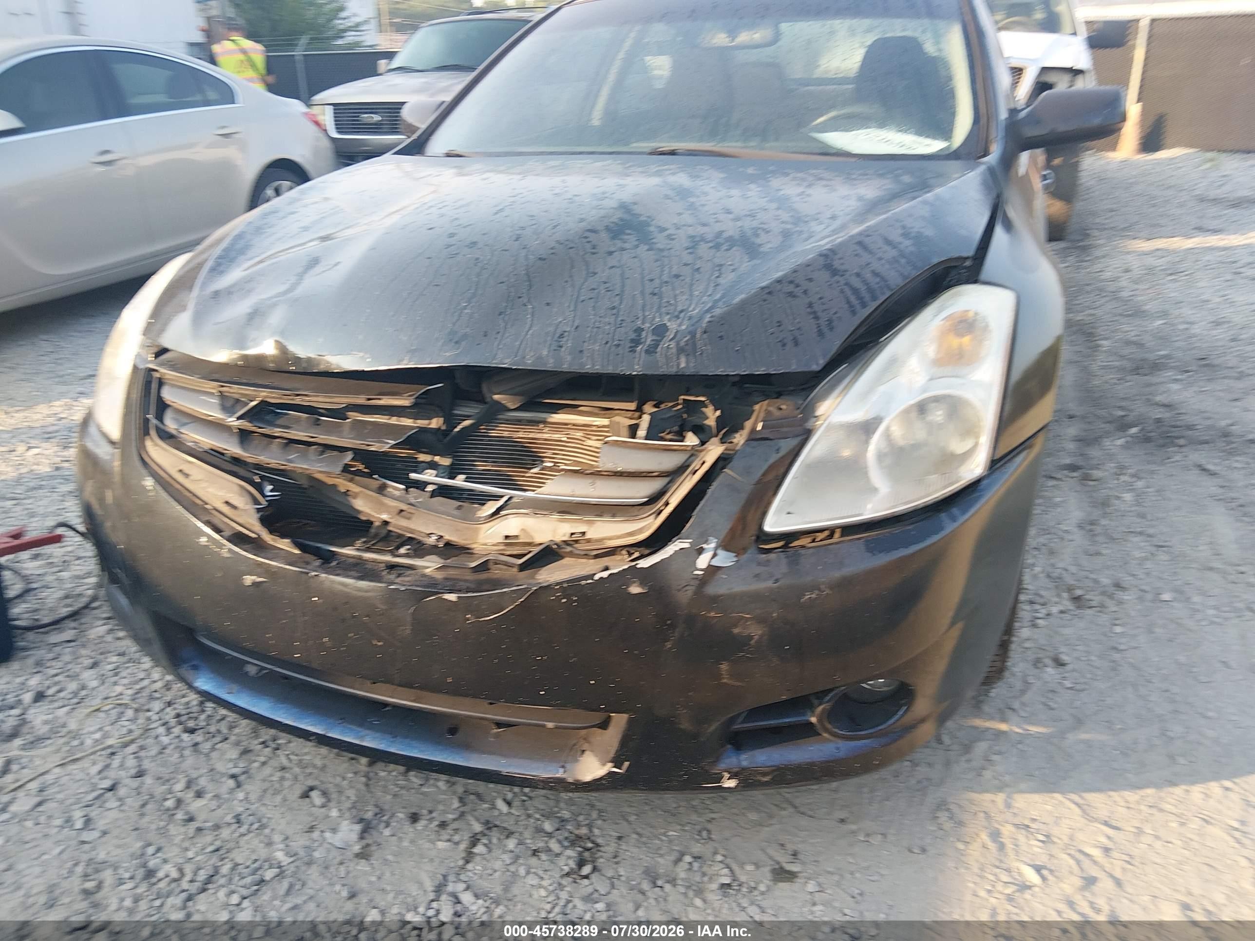 2012 Nissan Altima 2.5 S Black vin: 1N4AL2AP5CN554666