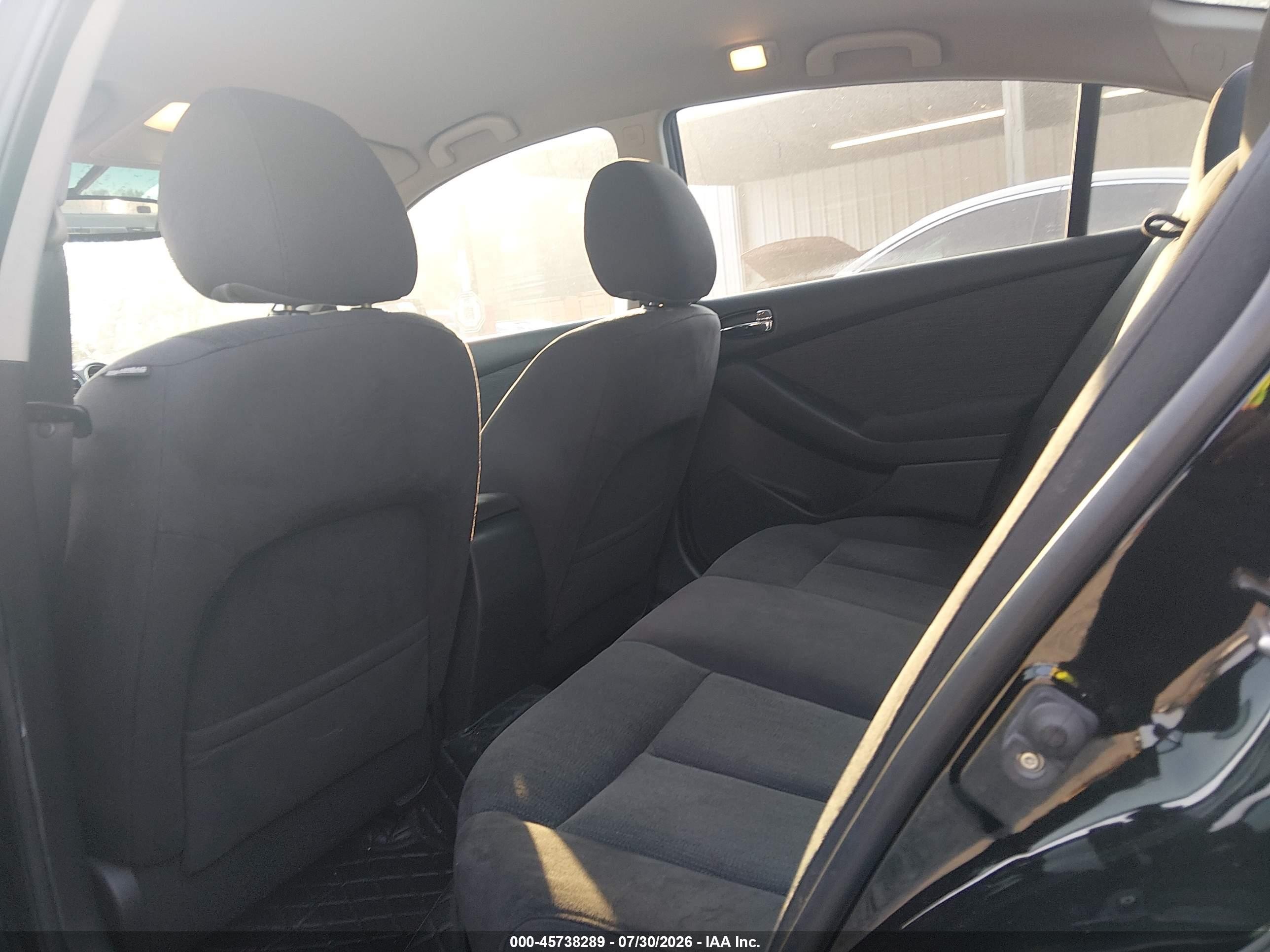 2012 Nissan Altima 2.5 S Black vin: 1N4AL2AP5CN554666