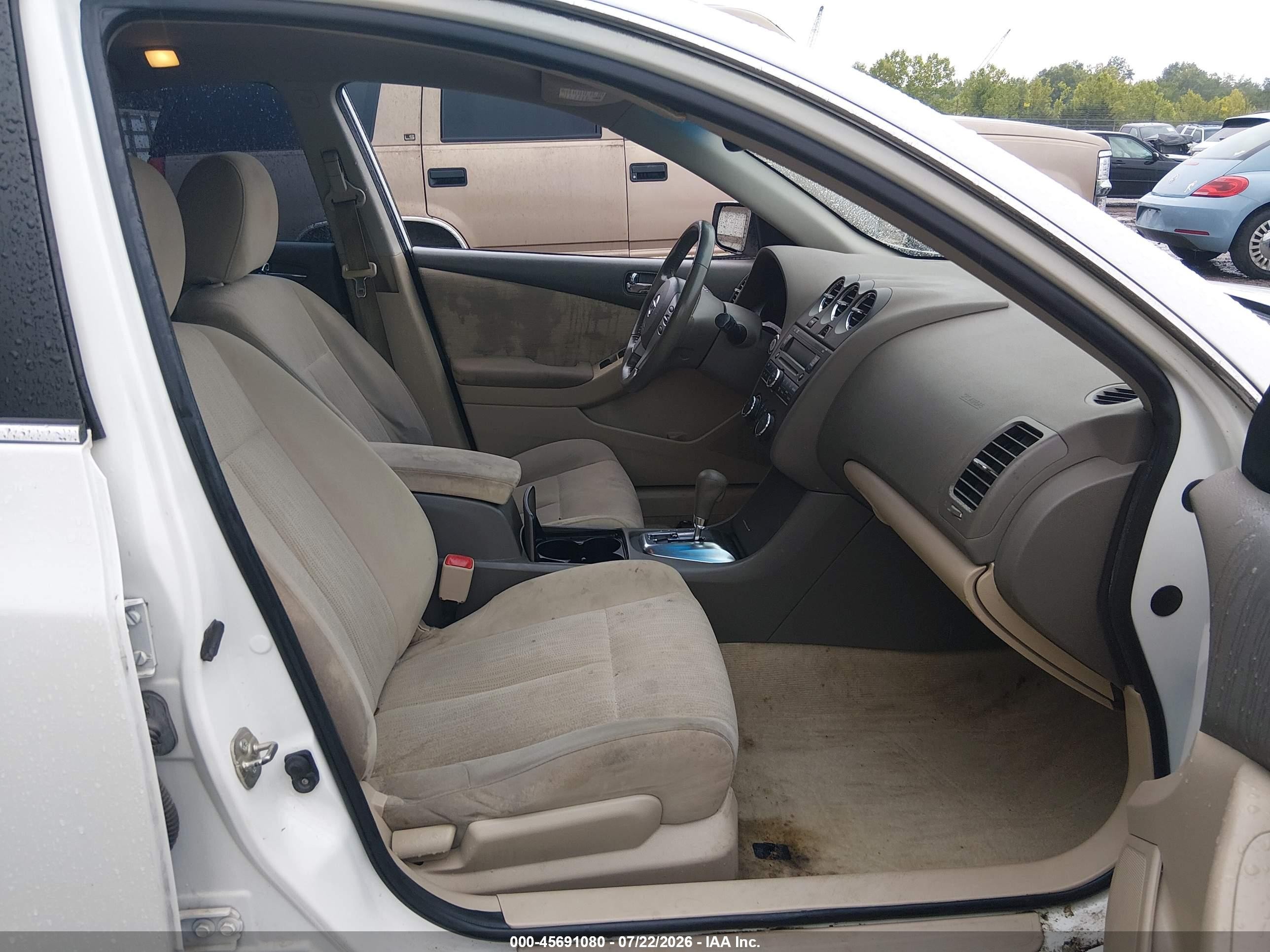 2012 Nissan Altima 2.5 S White vin: 1N4AL2AP5CN556093